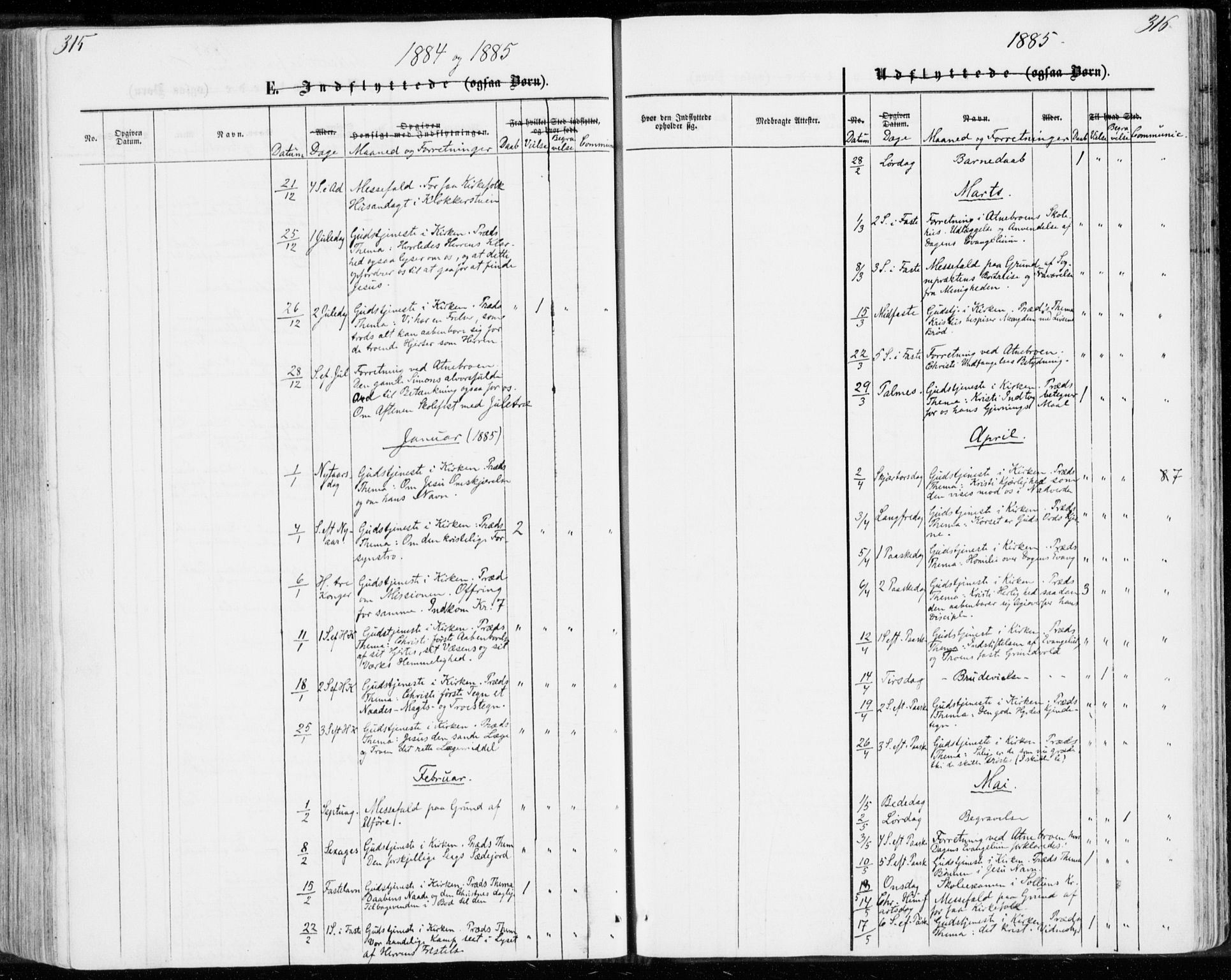 Sollia prestekontor, SAH/PREST-050/H/Ha/Haa/L0001: Parish register (official) no. 1, 1856-1885, p. 315-316