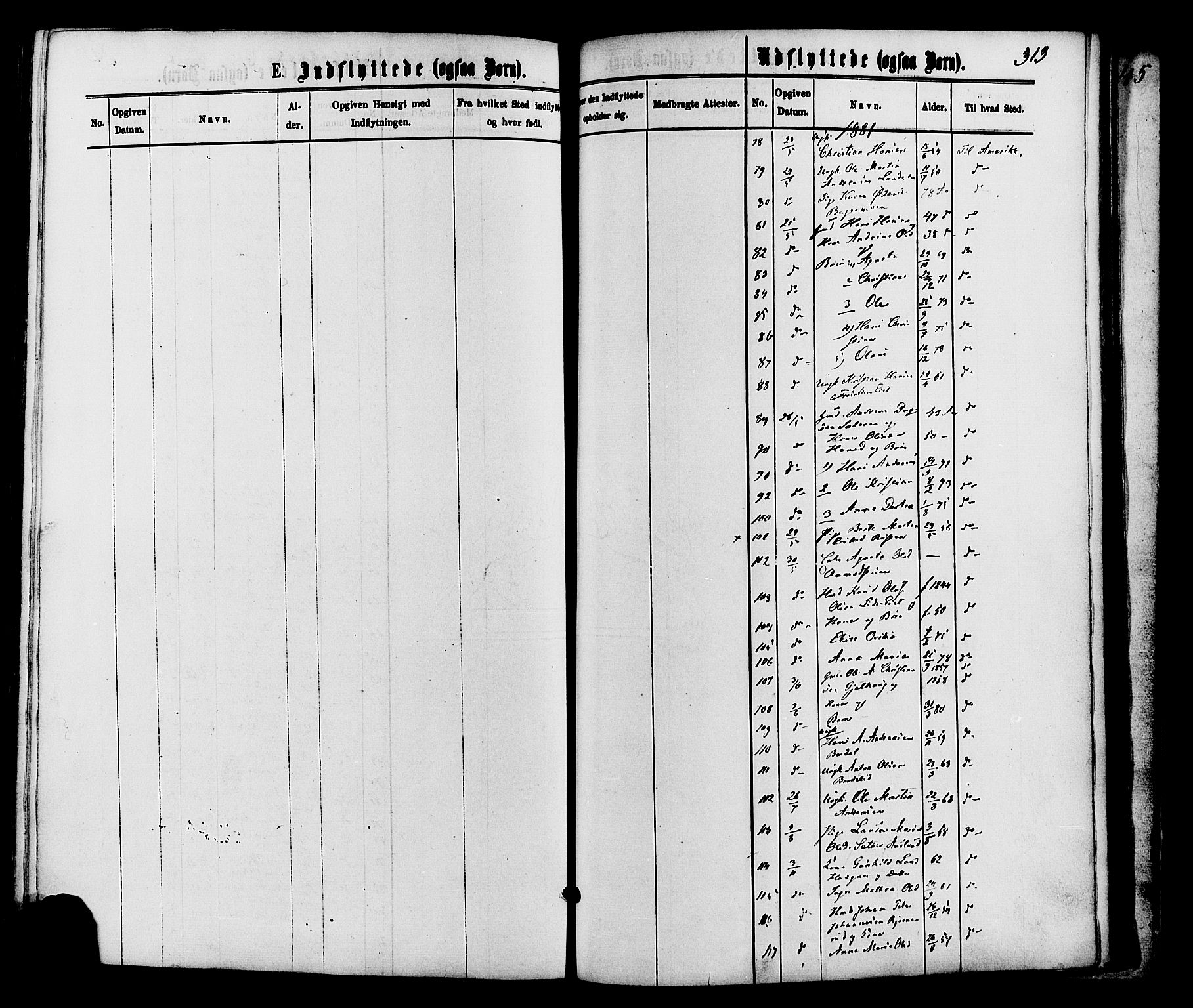 Nordre Land prestekontor, AV/SAH-PREST-124/H/Ha/Haa/L0002: Parish register (official) no. 2, 1872-1881, p. 313