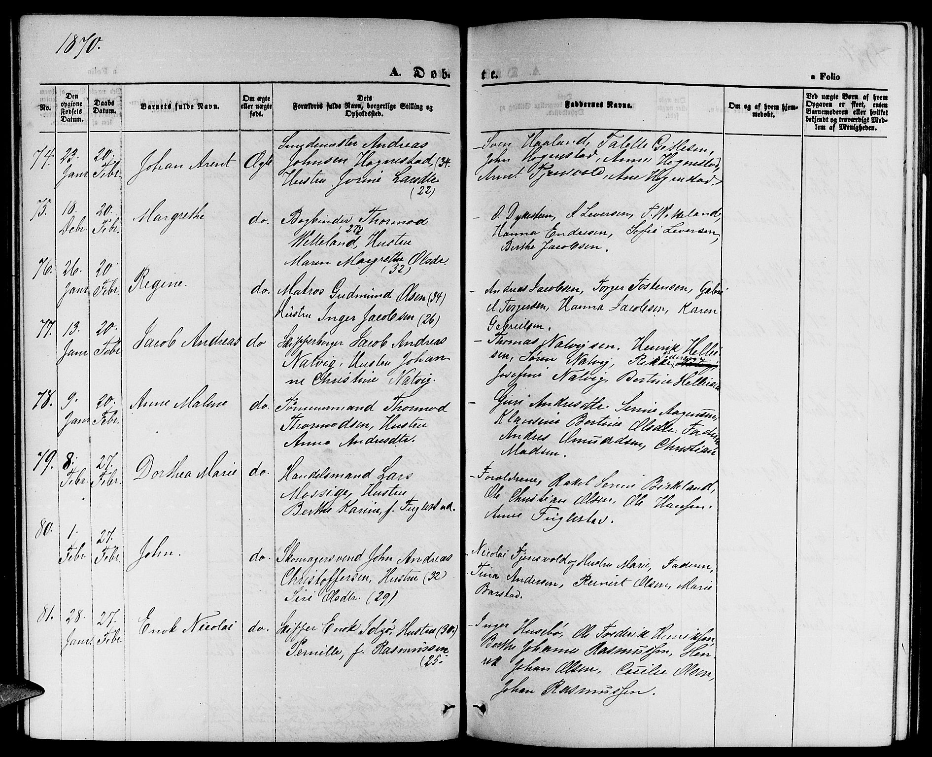 St. Petri sokneprestkontor, AV/SAST-A-101813/001/30/30BB/L0001: Parish register (copy) no. B 1, 1865-1878