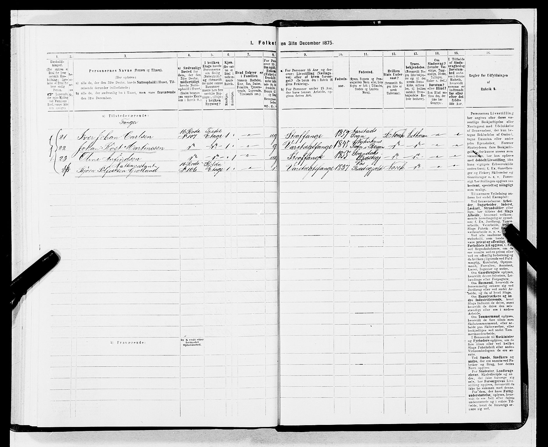 SAB, 1875 census for 1301 Bergen, 1875, p. 3744