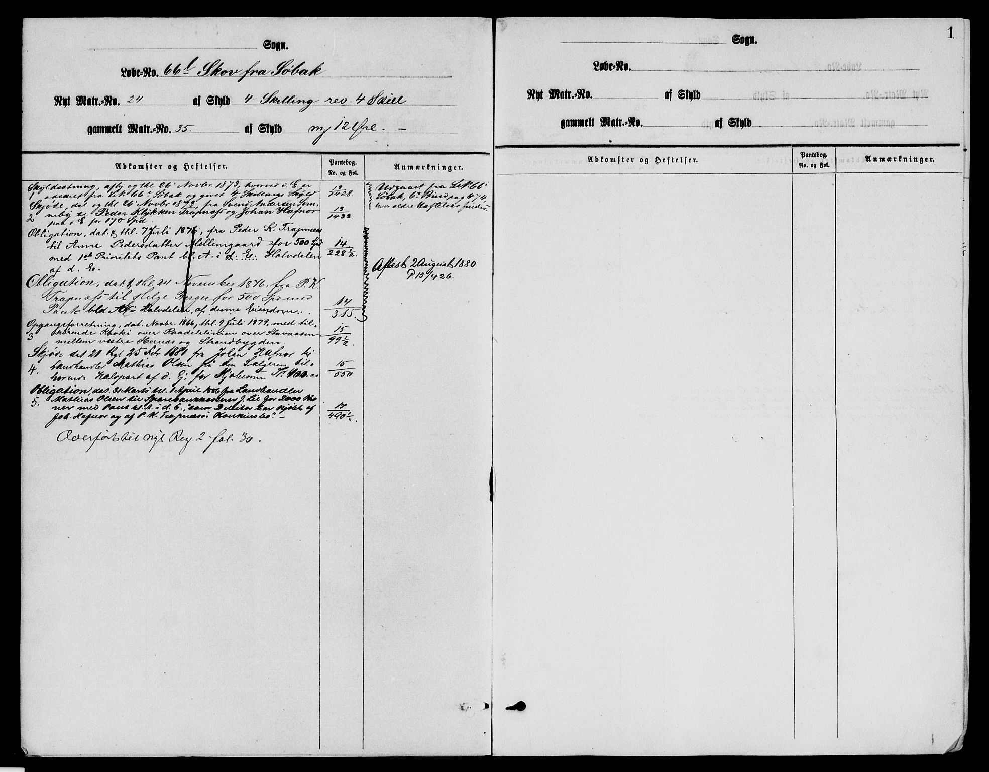 Sør-Østerdal sorenskriveri, SAH/TING-018/H/Ha/Haa/L0007: Mortgage register no. 7, 1874, p. 0-1