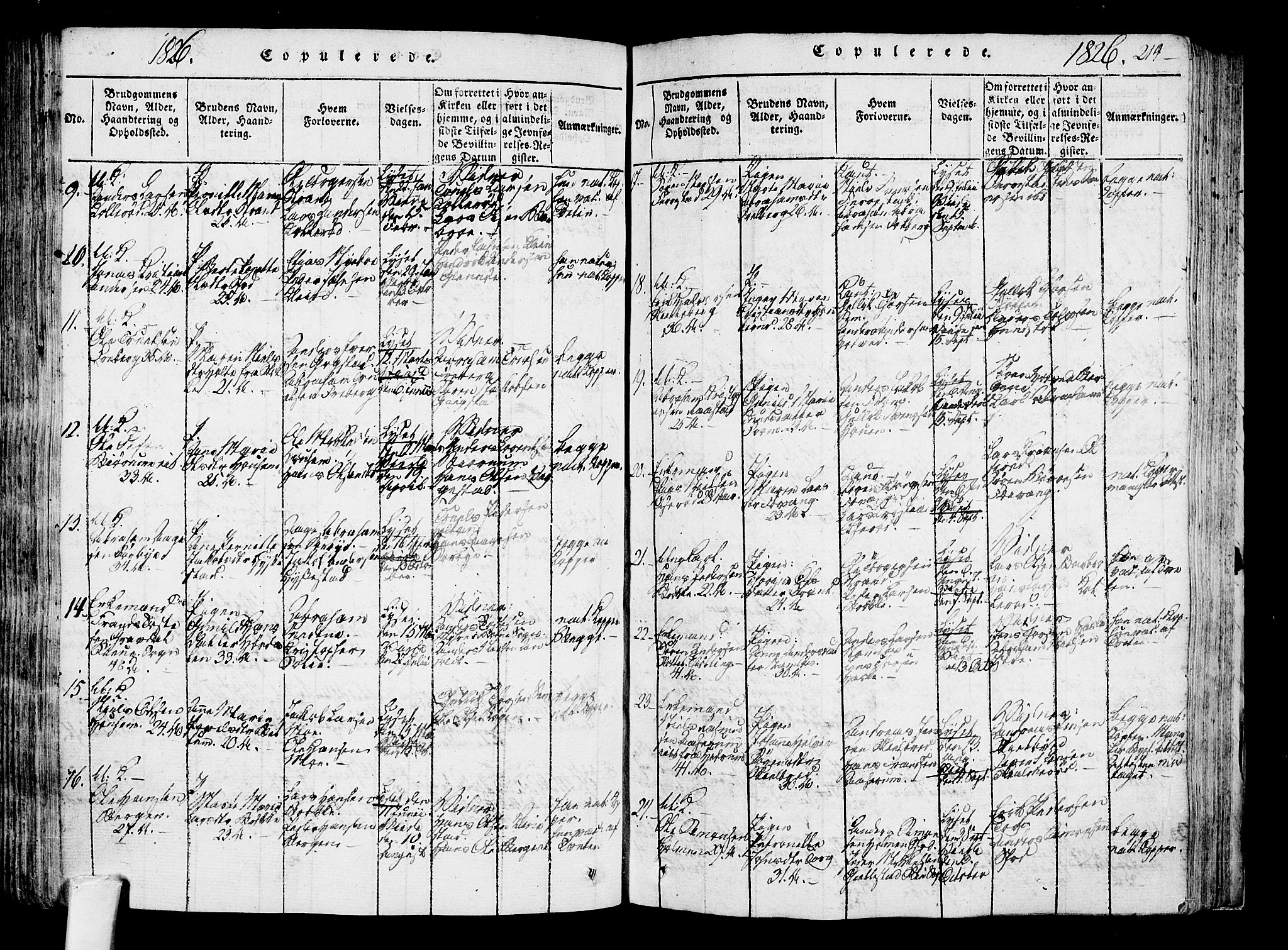 Sandar kirkebøker, AV/SAKO-A-243/F/Fa/L0004: Parish register (official) no. 4, 1814-1832, p. 214