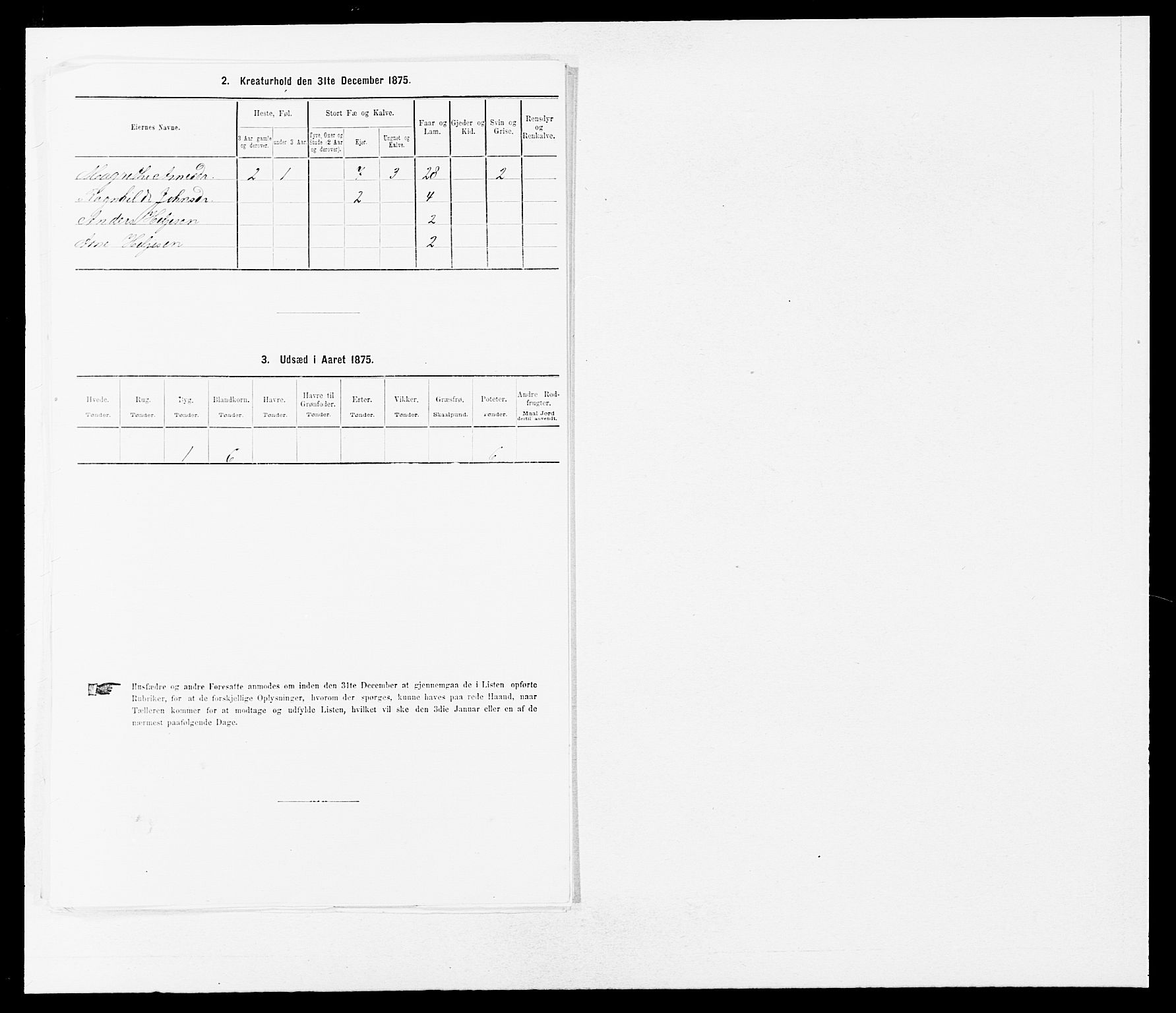 SAB, 1875 census for 1417P Vik, 1875, p. 925