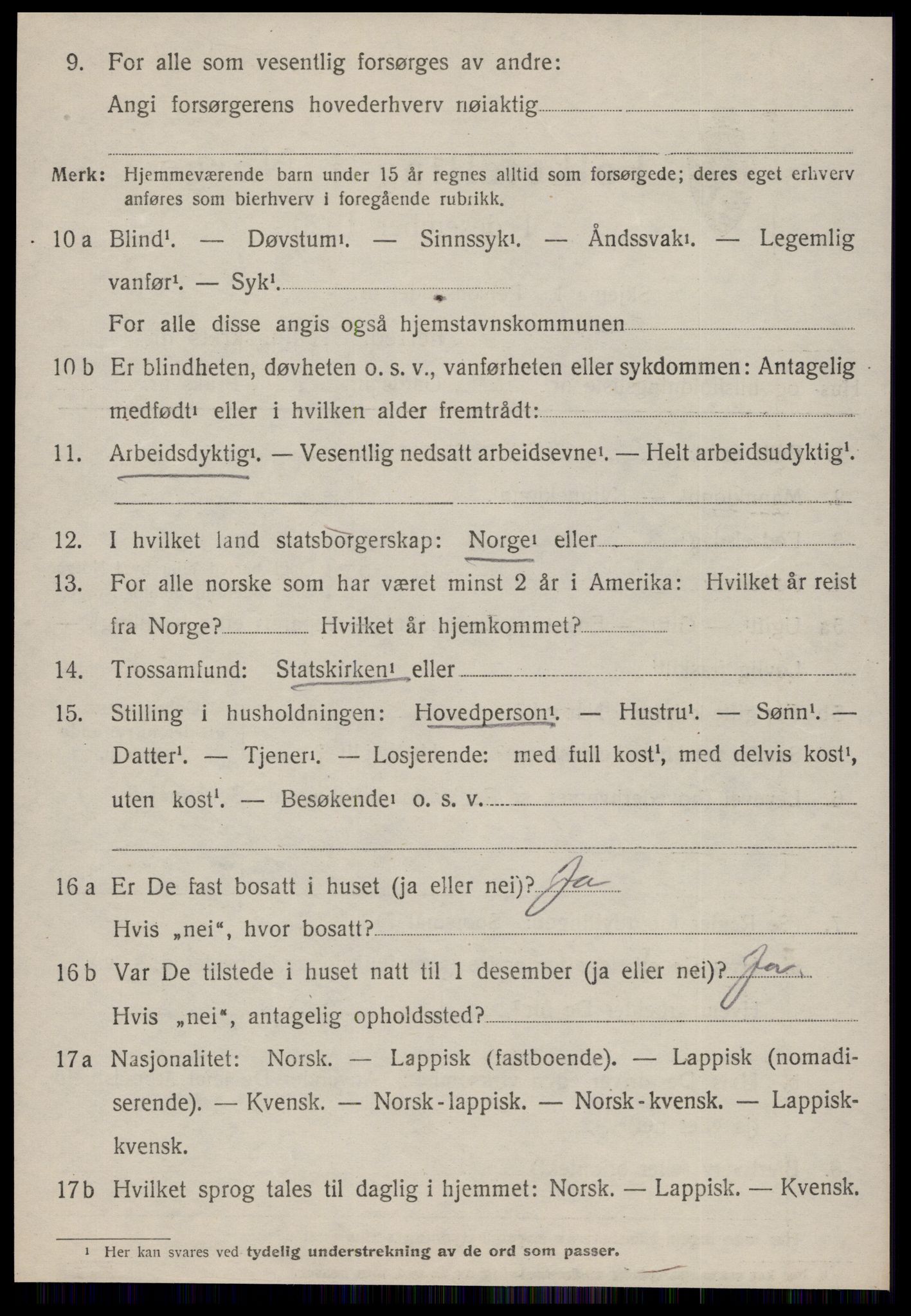 SAT, 1920 census for Ålen, 1920, p. 2935