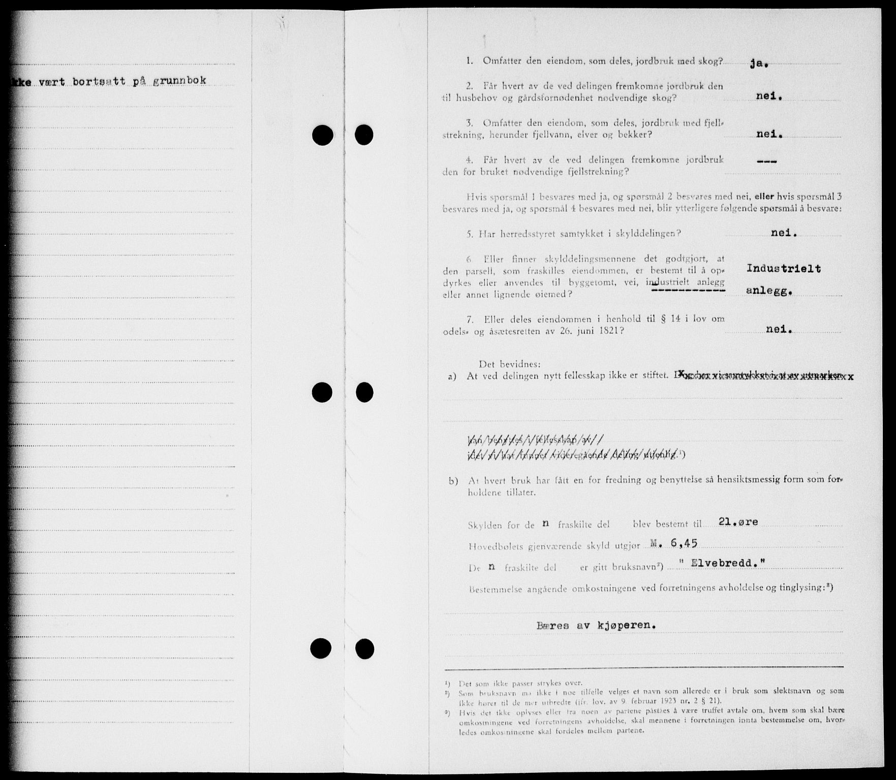 Onsøy sorenskriveri, SAO/A-10474/G/Ga/Gab/L0017: Mortgage book no. II A-17, 1946-1946, Diary no: : 2258/1946