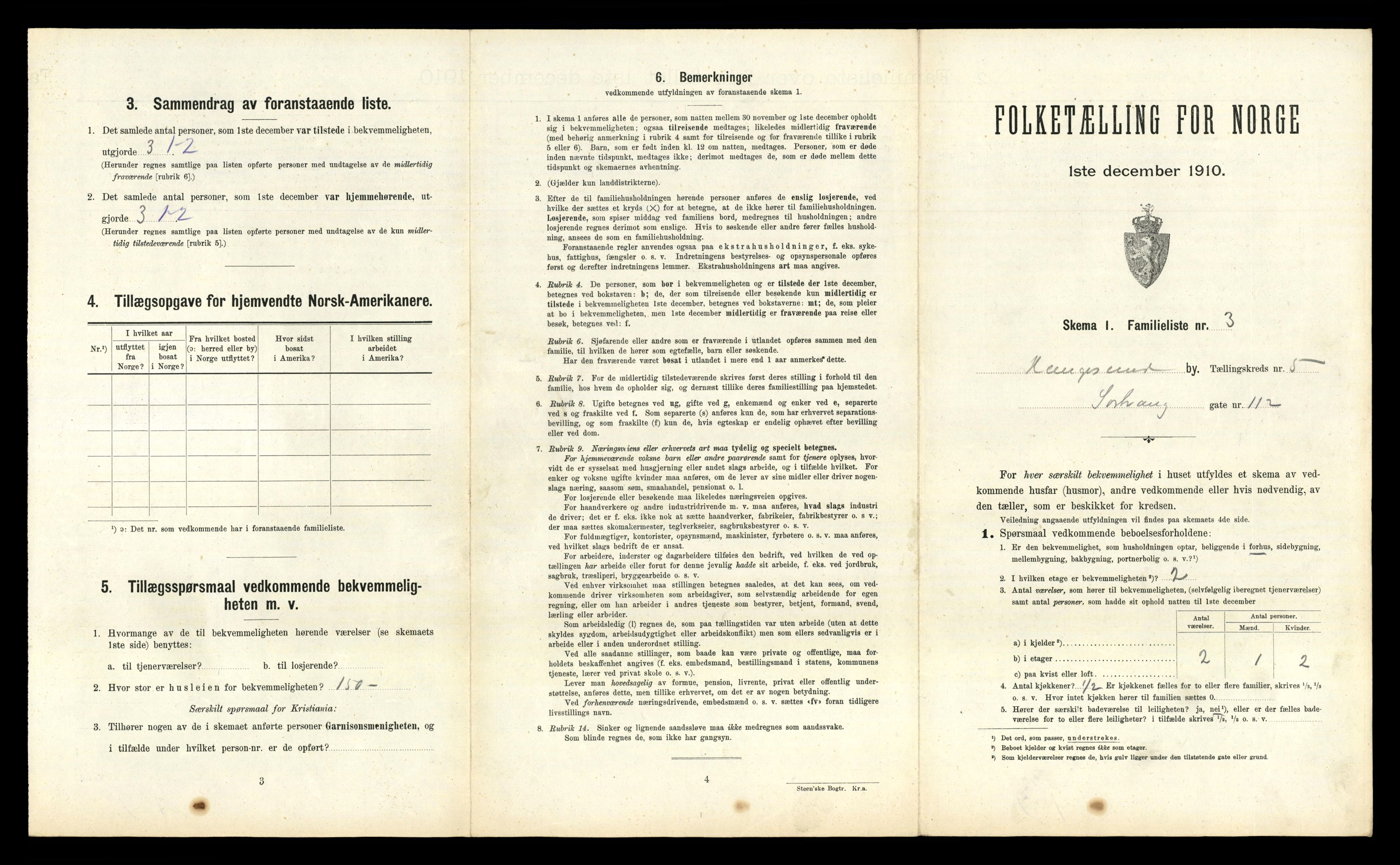 RA, 1910 census for Haugesund, 1910, p. 3996