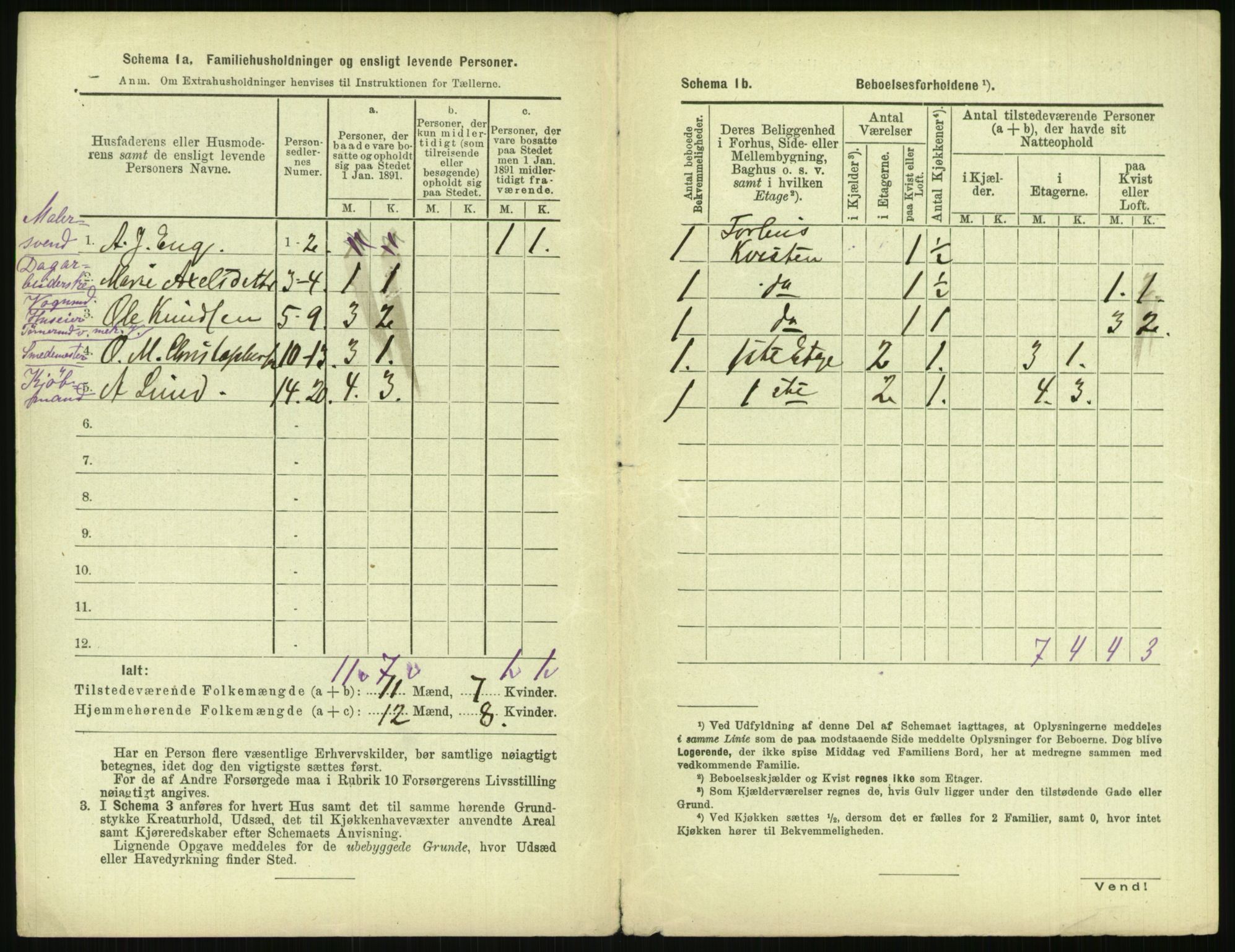 RA, 1891 census for 0301 Kristiania, 1891, p. 142503