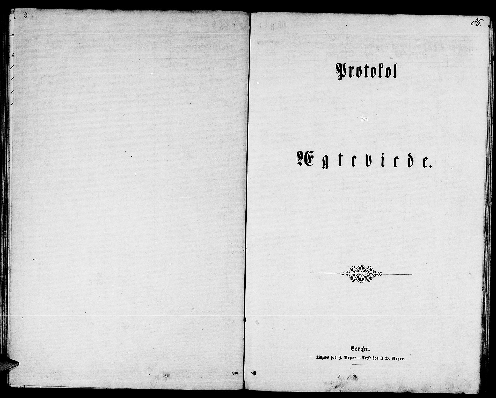 Gaular sokneprestembete, AV/SAB-A-80001/H/Hab: Parish register (copy) no. B 2, 1863-1881, p. 85