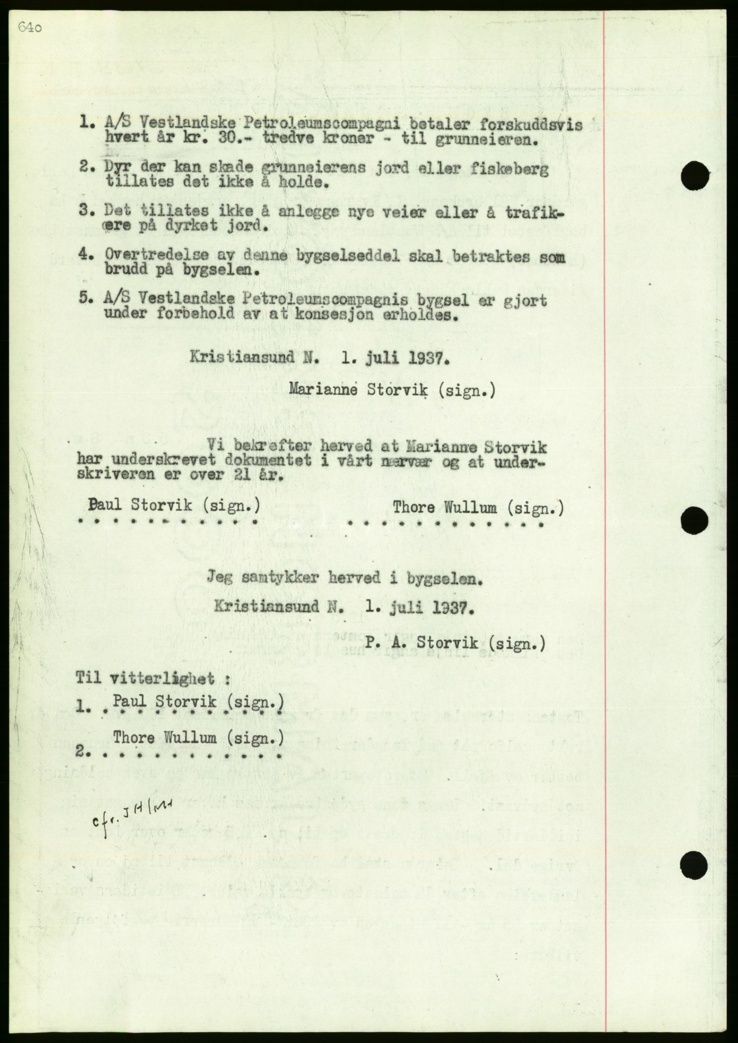 Nordmøre sorenskriveri, AV/SAT-A-4132/1/2/2Ca/L0091: Mortgage book no. B81, 1937-1937, Diary no: : 1763/1937