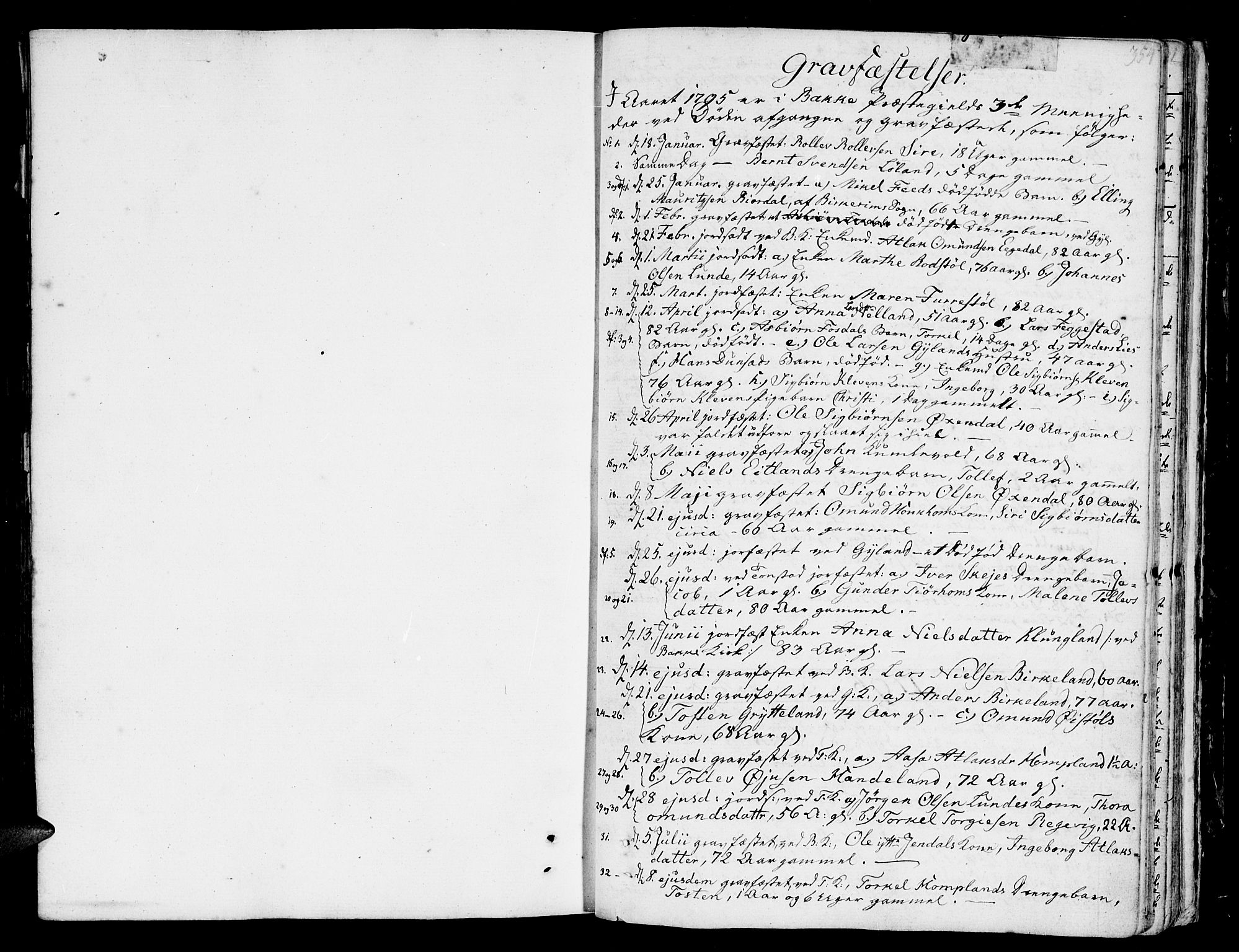 Bakke sokneprestkontor, SAK/1111-0002/F/Fa/Faa/L0002: Parish register (official) no. A 2, 1780-1816, p. 354