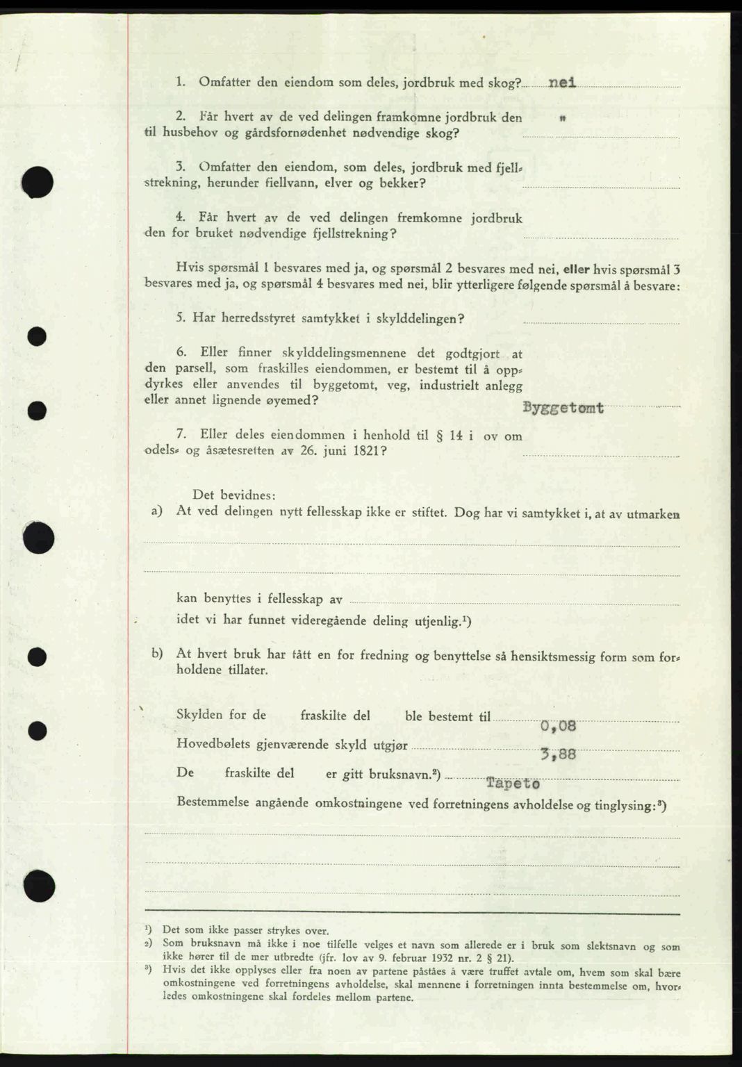 Idd og Marker sorenskriveri, AV/SAO-A-10283/G/Gb/Gbb/L0008: Mortgage book no. A8, 1946-1946, Diary no: : 768/1946