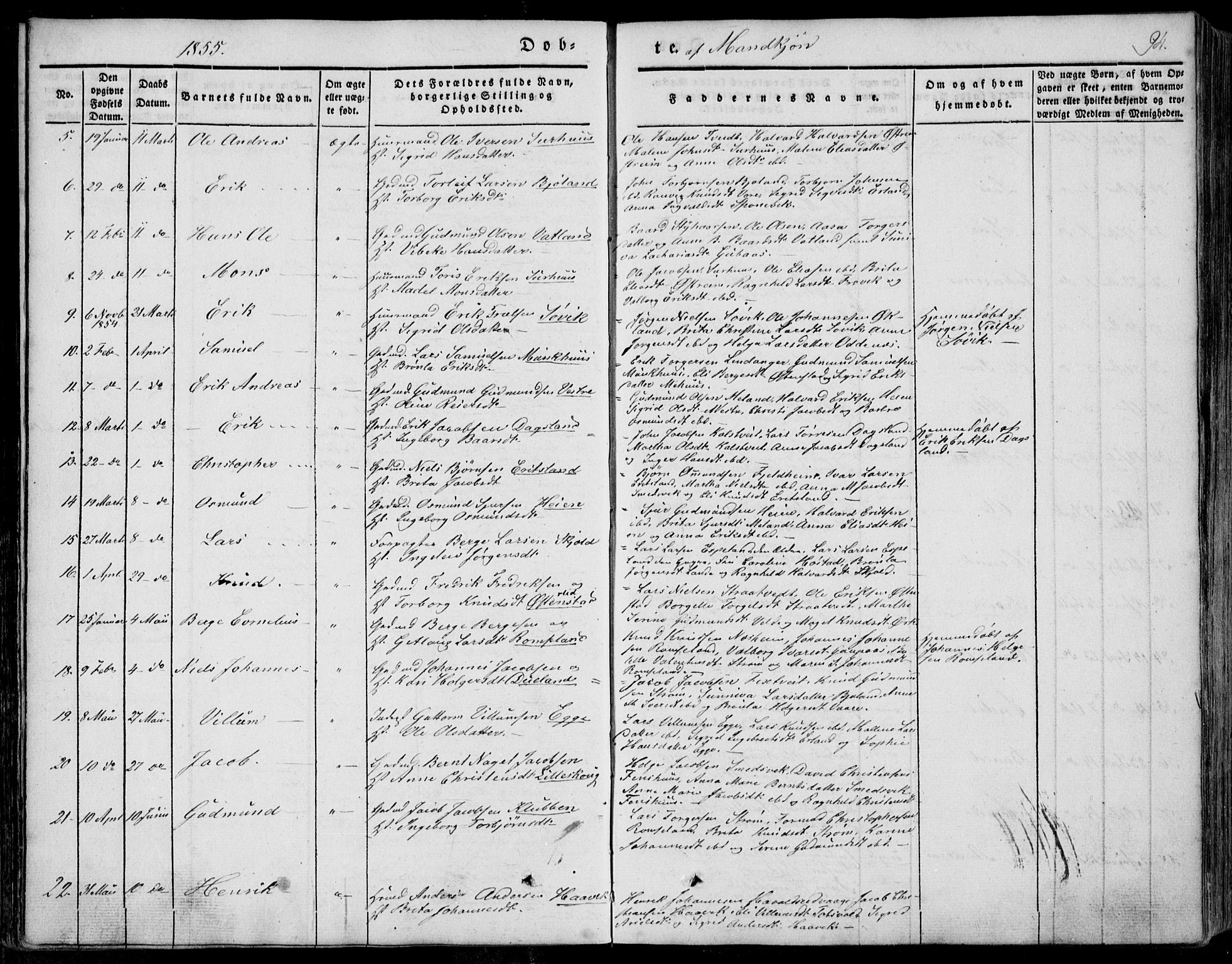 Skjold sokneprestkontor, AV/SAST-A-101847/H/Ha/Haa/L0006: Parish register (official) no. A 6.1, 1835-1858, p. 94