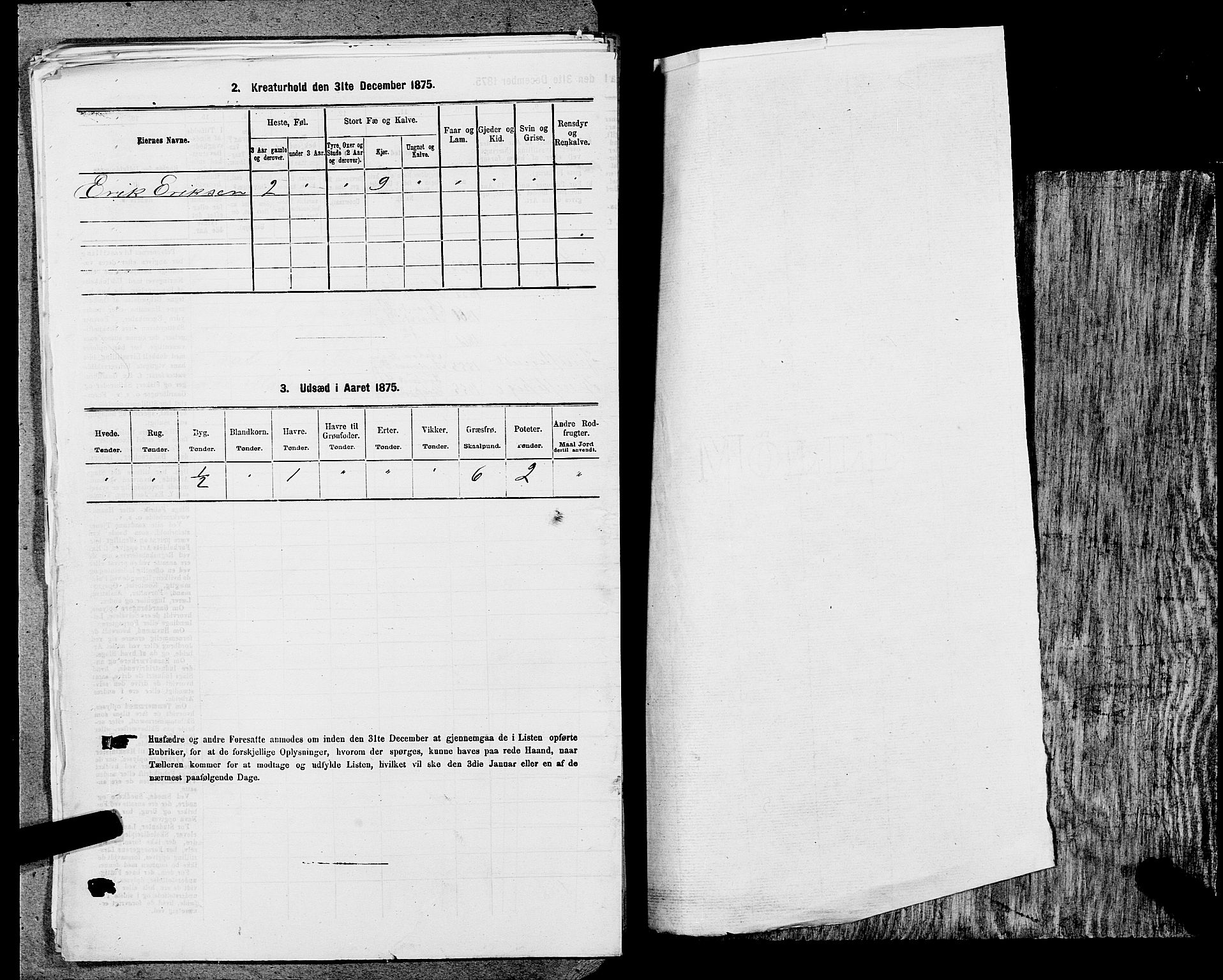 SAST, 1875 census for 1126P Hetland, 1875, p. 749