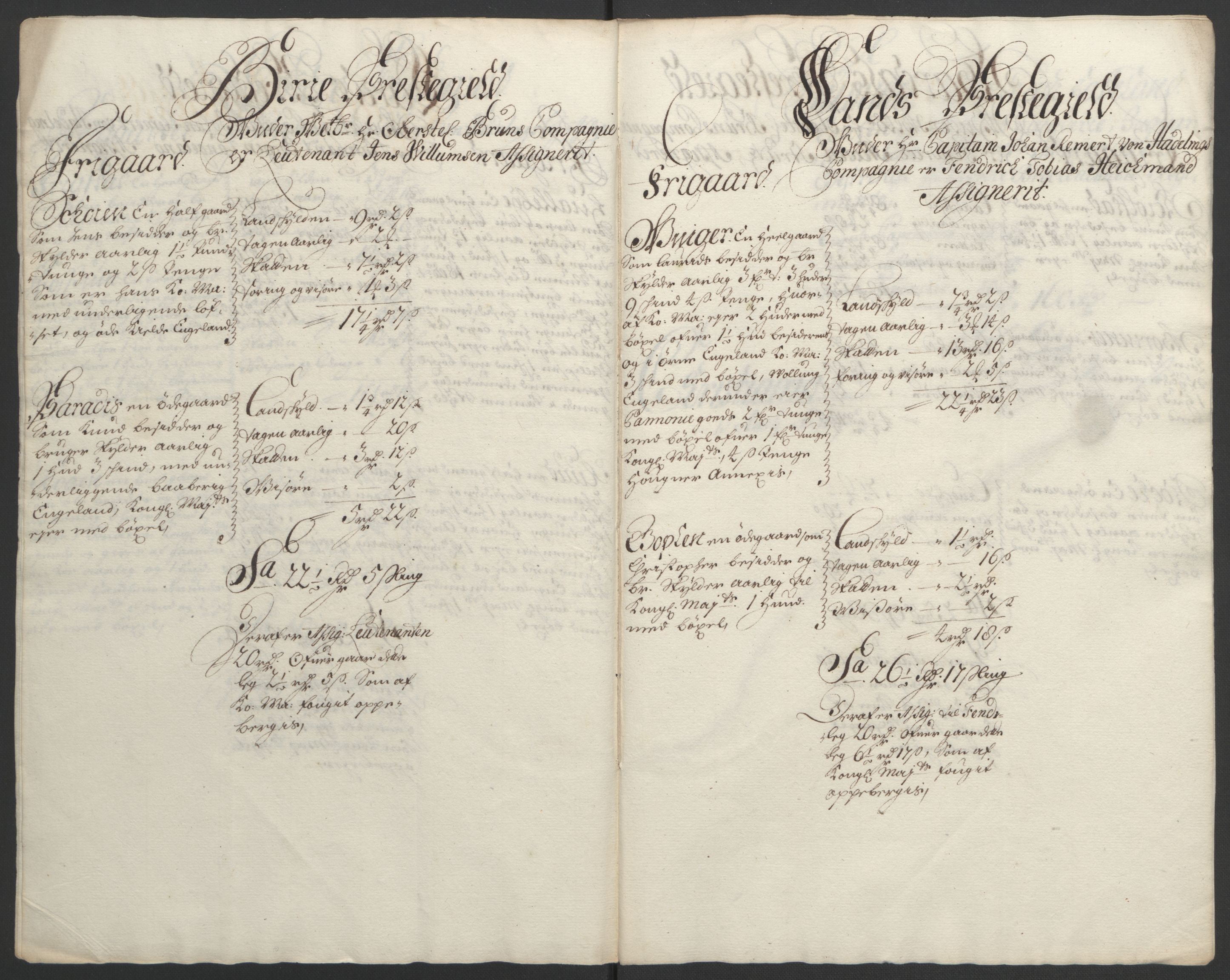 Rentekammeret inntil 1814, Reviderte regnskaper, Fogderegnskap, AV/RA-EA-4092/R18/L1292: Fogderegnskap Hadeland, Toten og Valdres, 1693-1694, p. 423