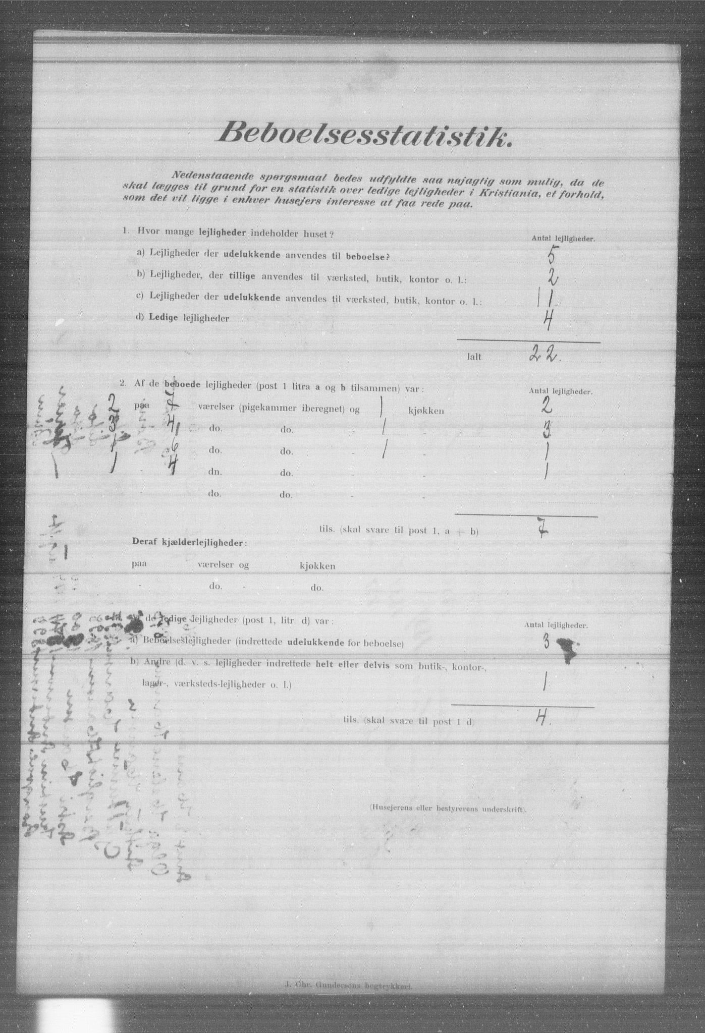 OBA, Municipal Census 1902 for Kristiania, 1902, p. 6015