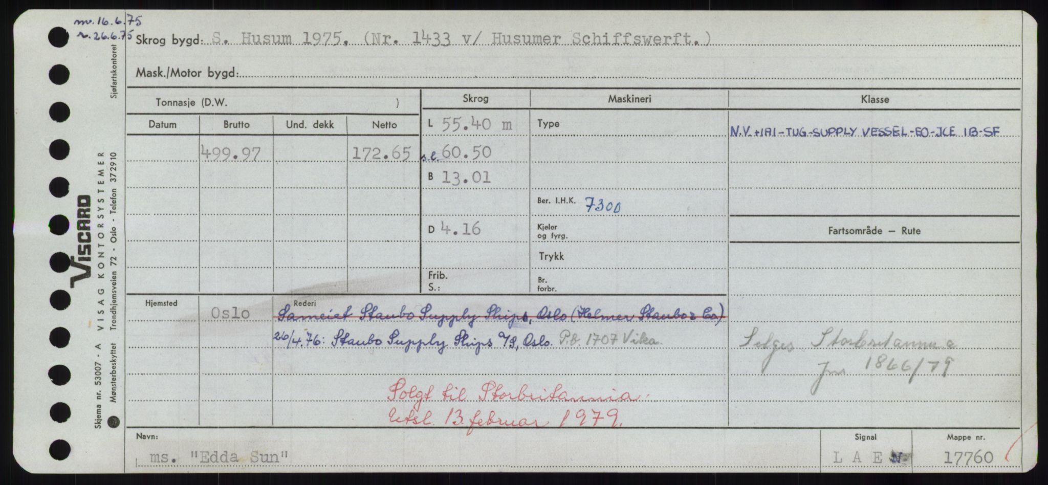 Sjøfartsdirektoratet med forløpere, Skipsmålingen, RA/S-1627/H/Hd/L0009: Fartøy, E, p. 37