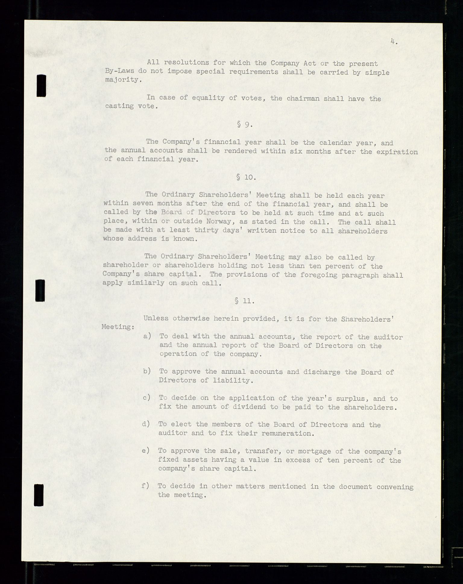 PA 1537 - A/S Essoraffineriet Norge, AV/SAST-A-101957/A/Aa/L0001/0002: Styremøter / Shareholder meetings, board meetings, by laws (vedtekter), 1957-1960, p. 89