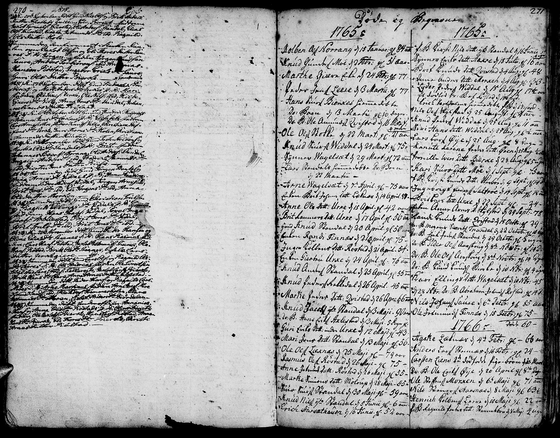 Ministerialprotokoller, klokkerbøker og fødselsregistre - Møre og Romsdal, SAT/A-1454/515/L0206: Parish register (official) no. 515A02, 1765-1818, p. 270-271