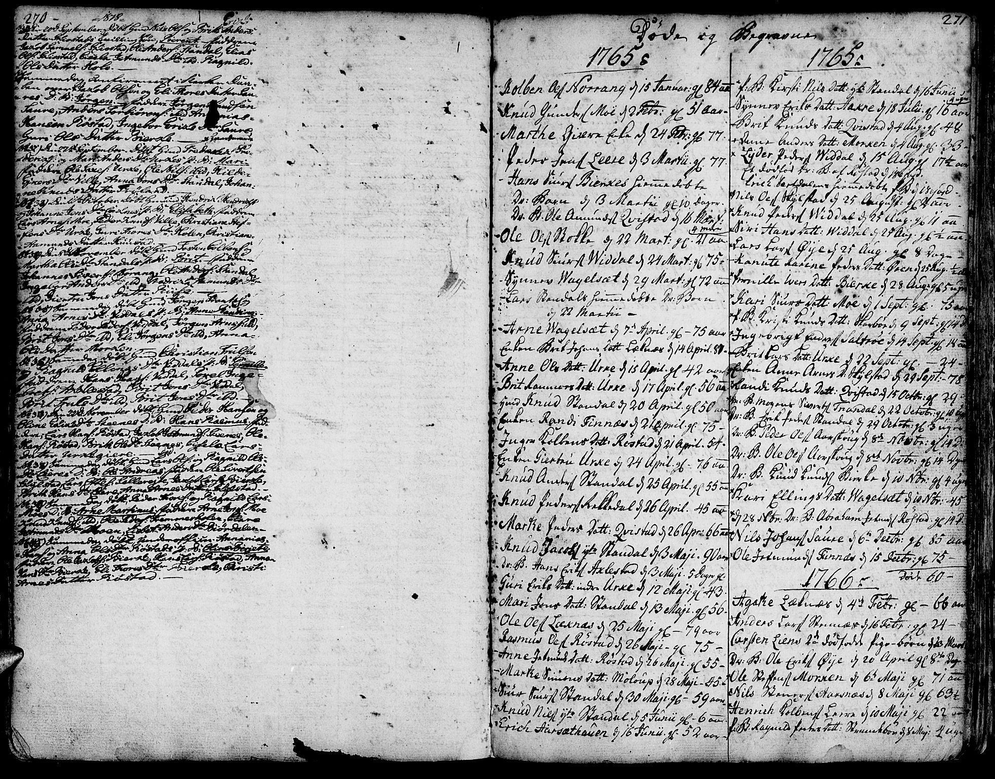 Ministerialprotokoller, klokkerbøker og fødselsregistre - Møre og Romsdal, AV/SAT-A-1454/515/L0206: Parish register (official) no. 515A02, 1765-1818, p. 270-271