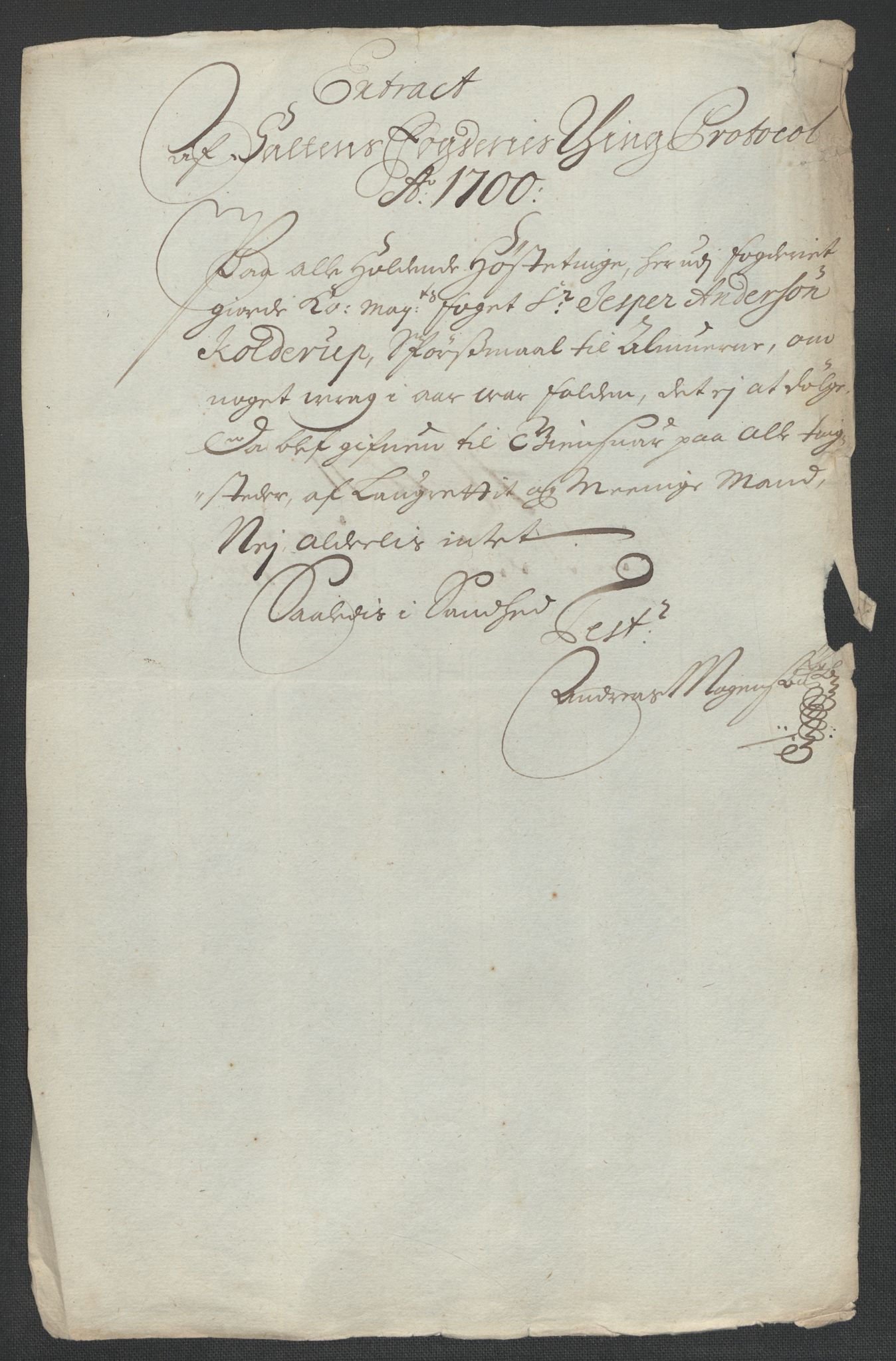 Rentekammeret inntil 1814, Reviderte regnskaper, Fogderegnskap, RA/EA-4092/R66/L4579: Fogderegnskap Salten, 1697-1700, p. 408