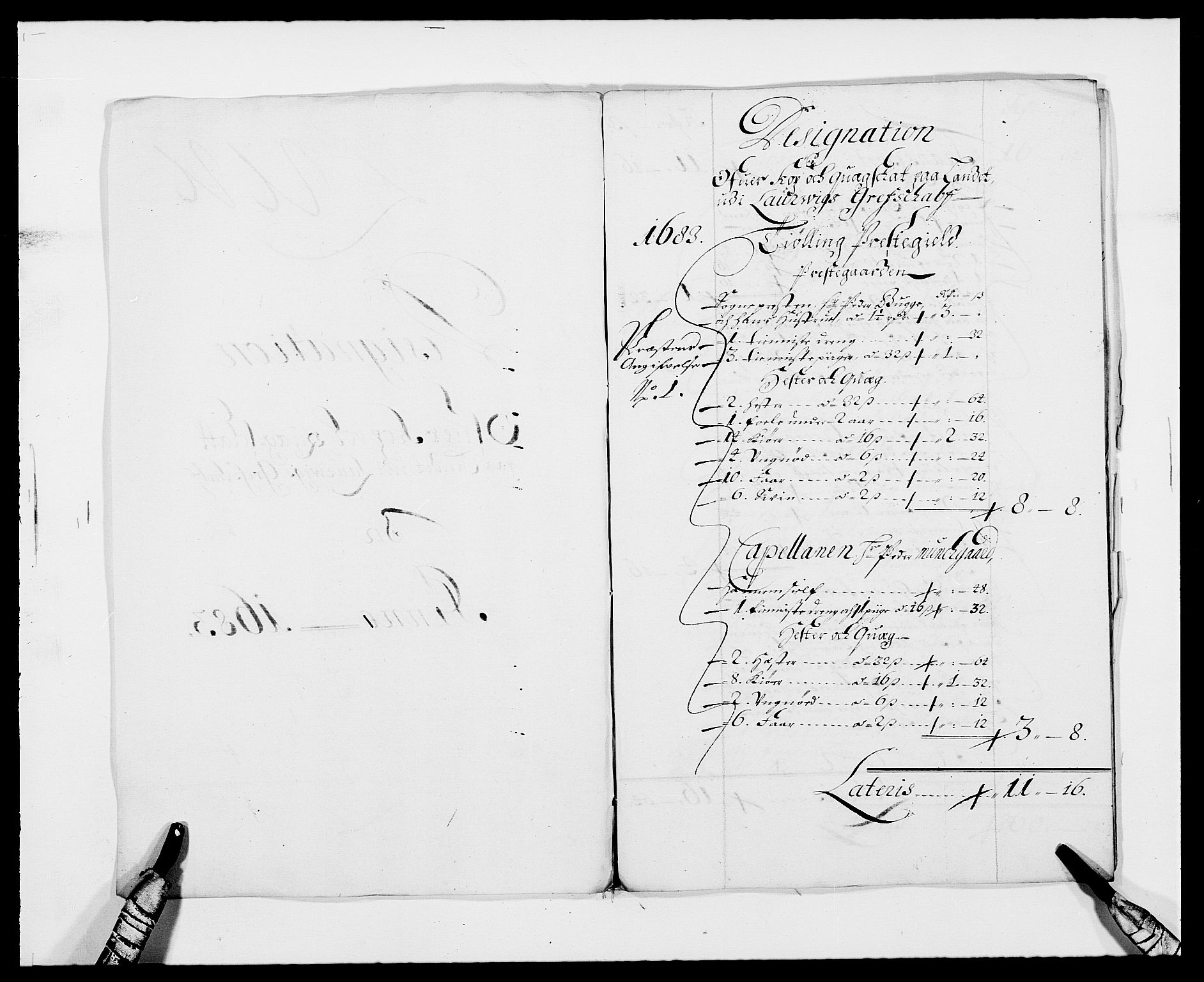 Rentekammeret inntil 1814, Reviderte regnskaper, Fogderegnskap, RA/EA-4092/R33/L1969: Fogderegnskap Larvik grevskap, 1675-1687, p. 302