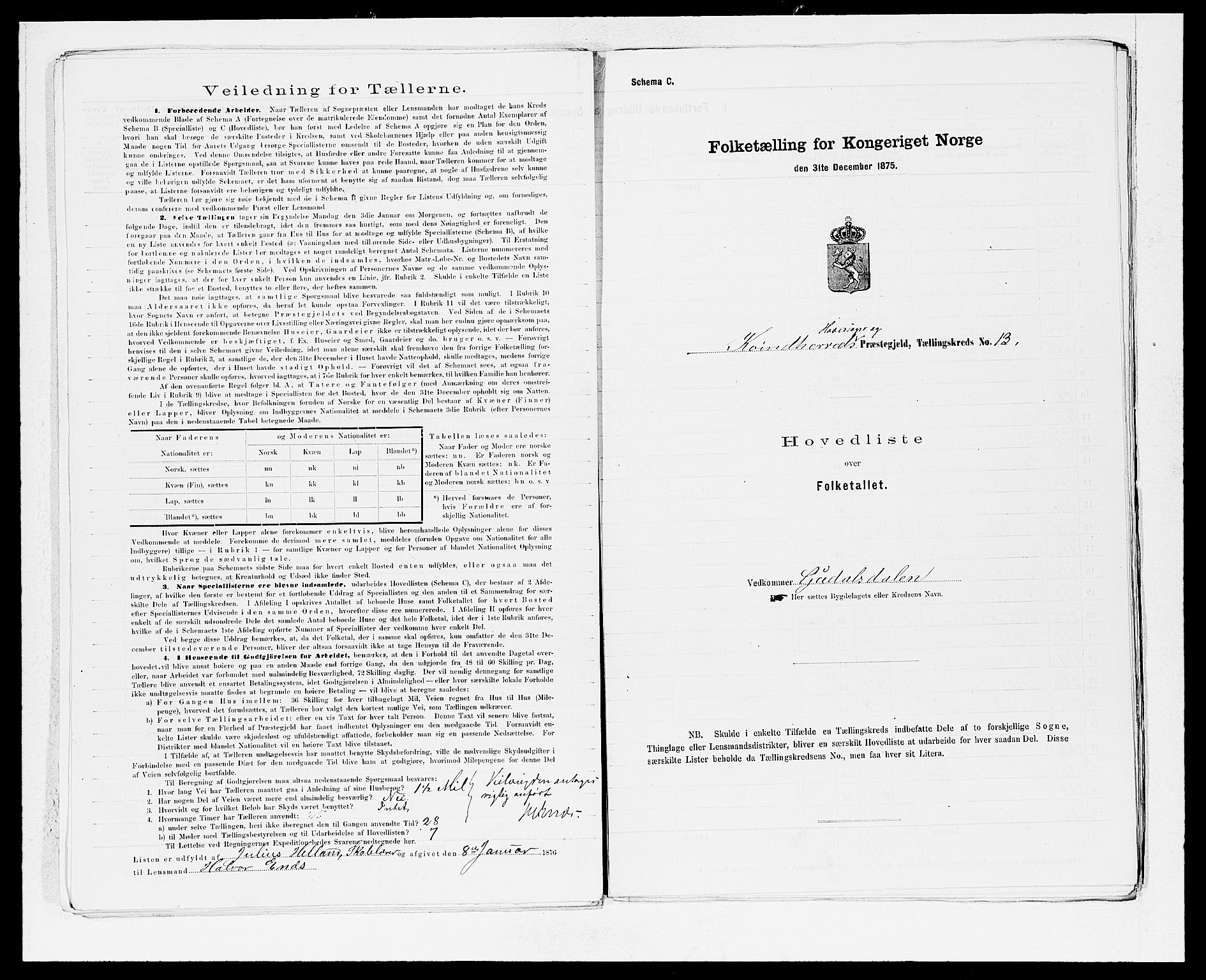 SAB, 1875 census for 1224P Kvinnherad, 1875, p. 26