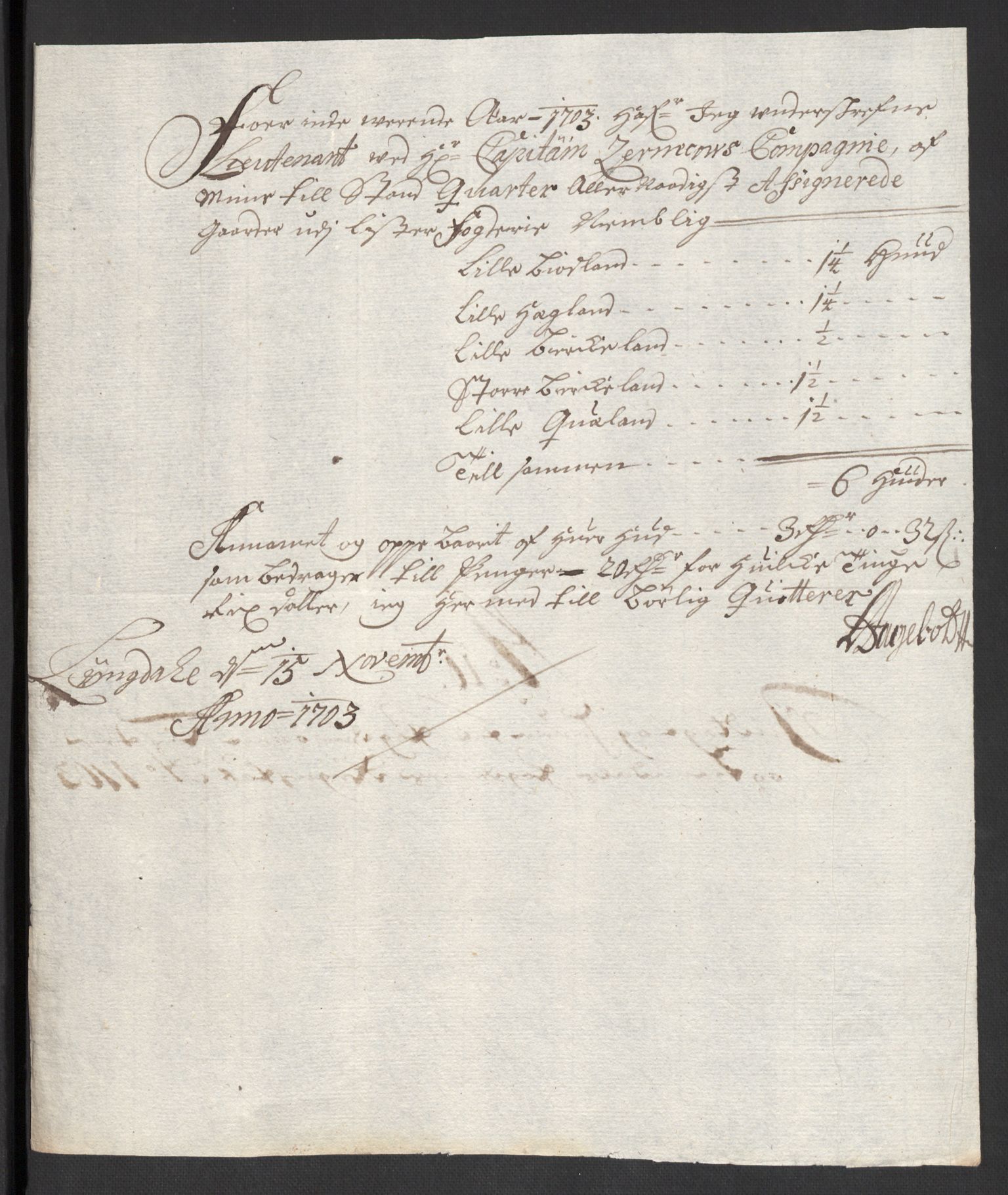 Rentekammeret inntil 1814, Reviderte regnskaper, Fogderegnskap, RA/EA-4092/R43/L2550: Fogderegnskap Lista og Mandal, 1703-1704, p. 78