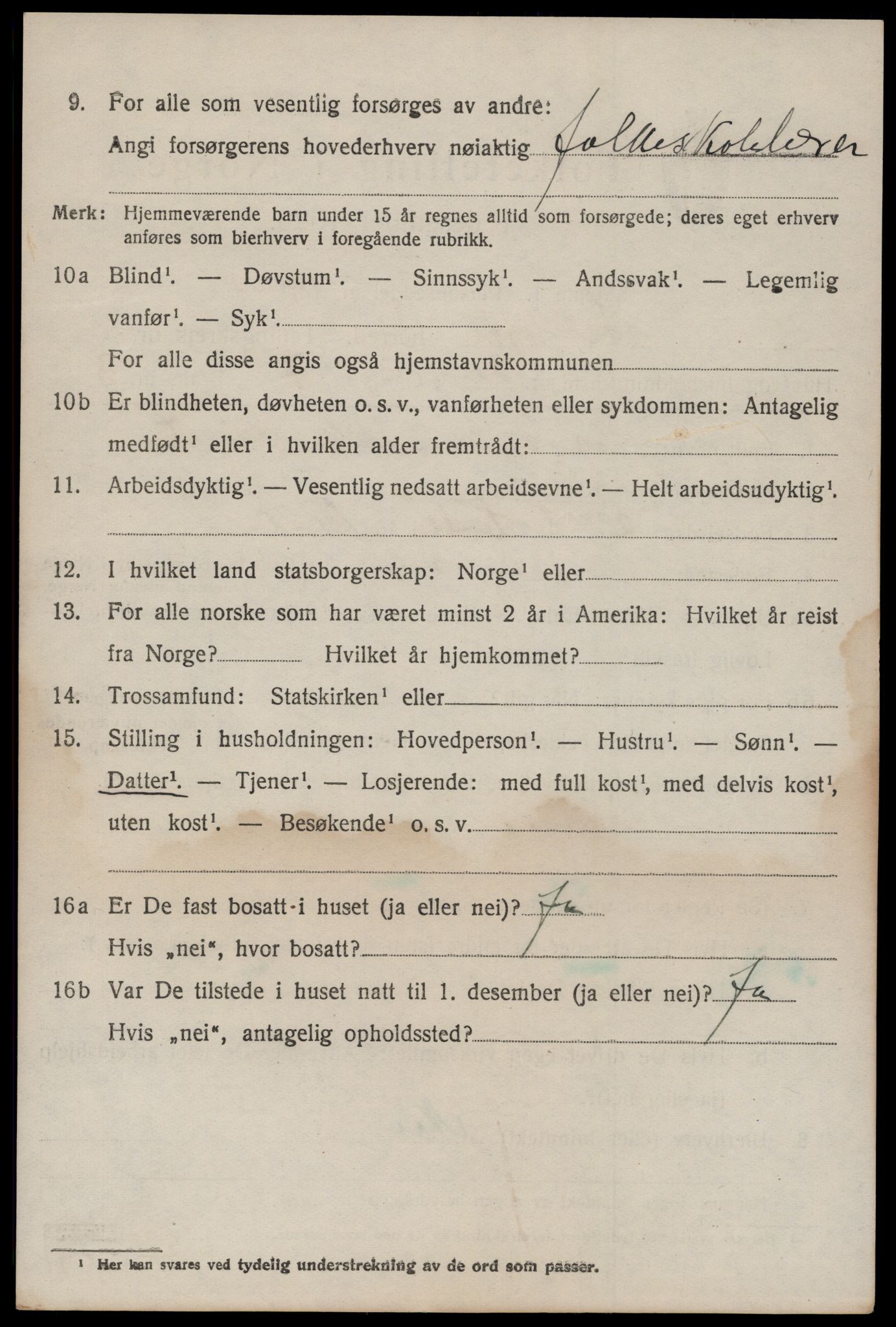 SAKO, 1920 census for Seljord, 1920, p. 1745