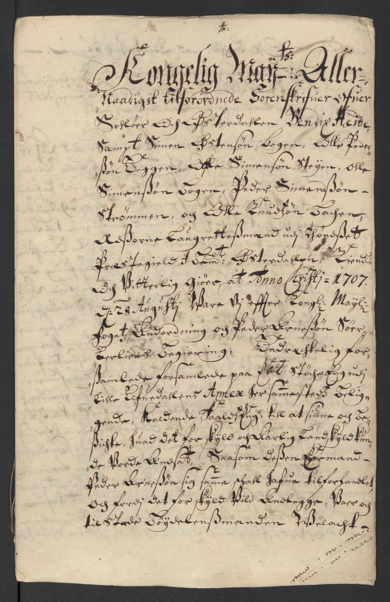 Rentekammeret inntil 1814, Reviderte regnskaper, Fogderegnskap, RA/EA-4092/R13/L0845: Fogderegnskap Solør, Odal og Østerdal, 1708, p. 207