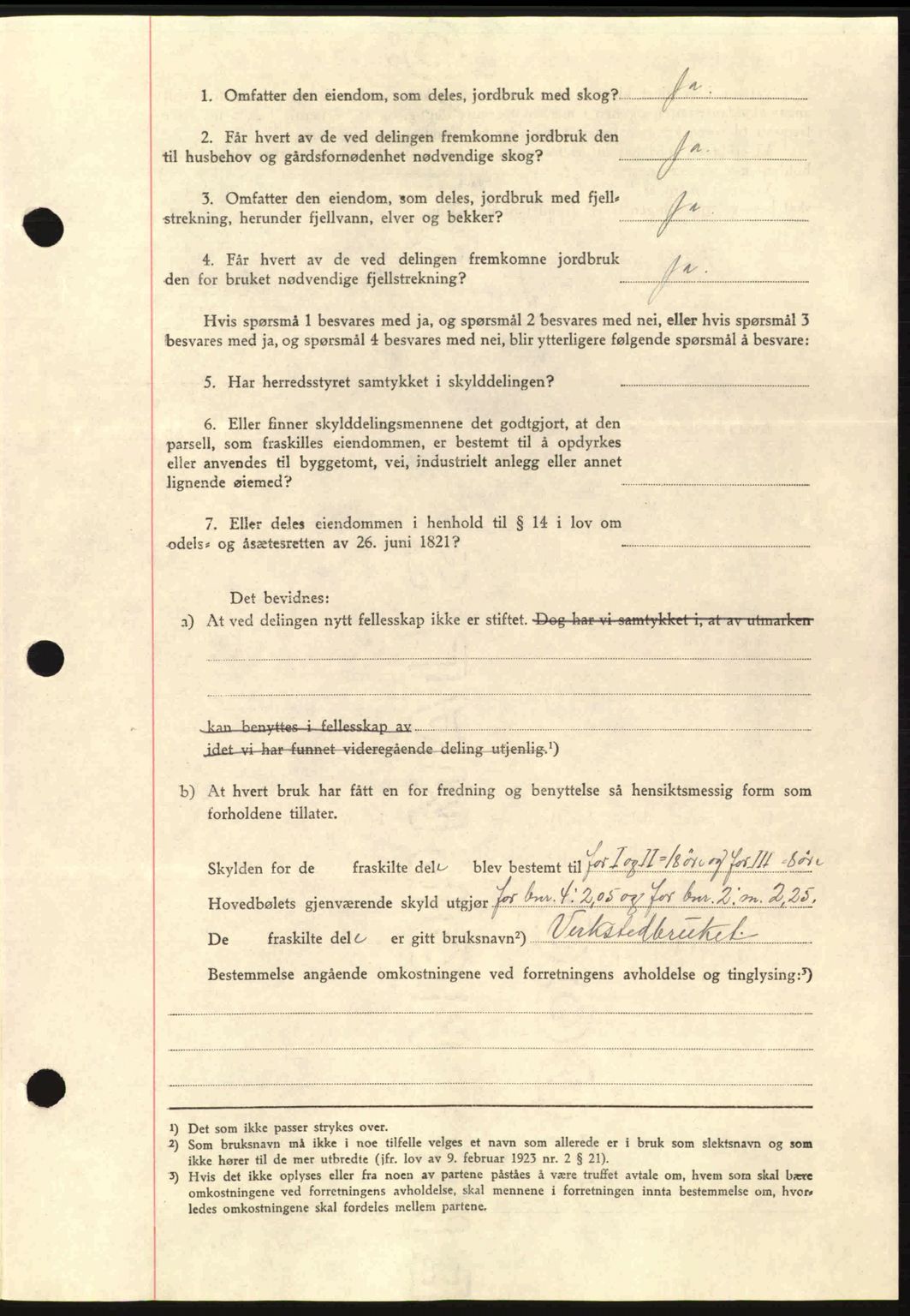 Nordmøre sorenskriveri, AV/SAT-A-4132/1/2/2Ca: Mortgage book no. A91, 1941-1942, Diary no: : 2167/1941