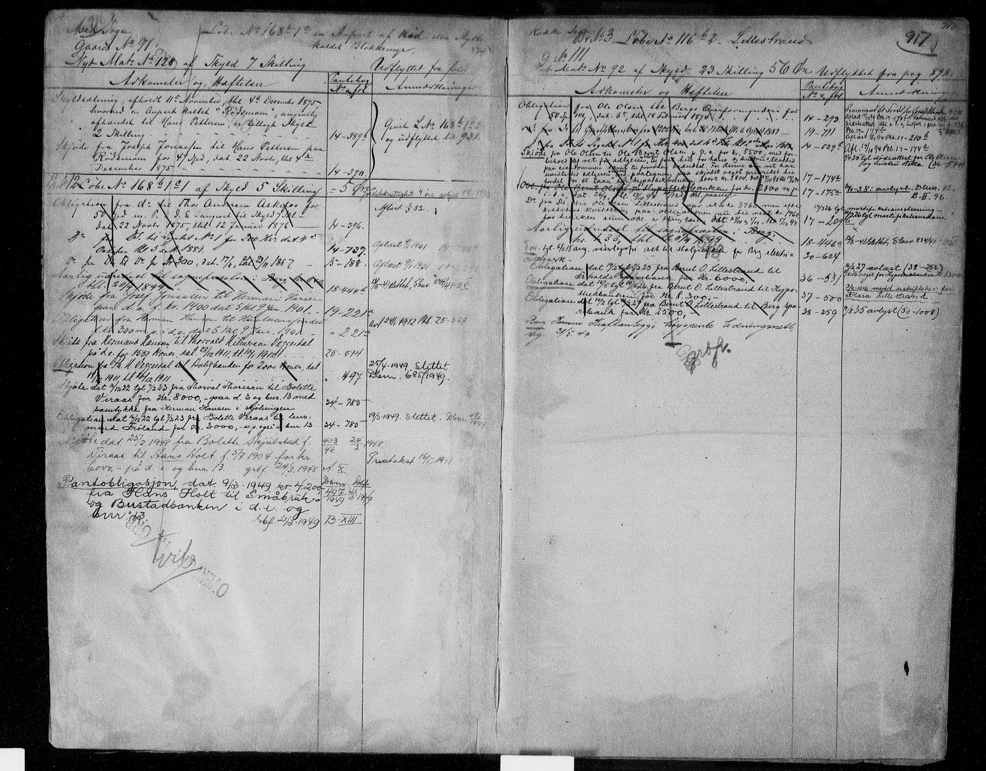 Idd og Marker sorenskriveri, AV/SAO-A-10283/G/Ga/Gac/L0004b: Mortgage register no. II 4b, 1848-1953, p. 916-917
