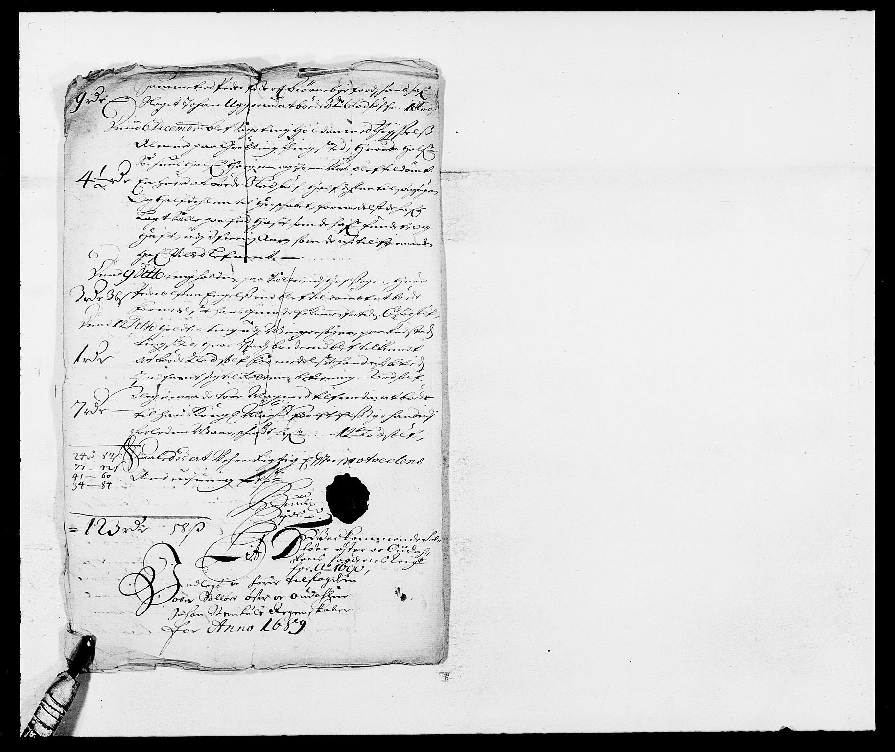 Rentekammeret inntil 1814, Reviderte regnskaper, Fogderegnskap, RA/EA-4092/R13/L0828: Fogderegnskap Solør, Odal og Østerdal, 1690, p. 201