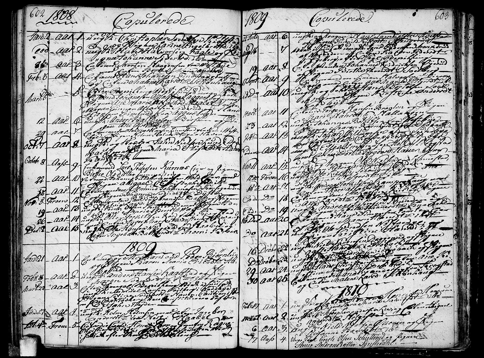 Ås prestekontor Kirkebøker, AV/SAO-A-10894/F/Fa/L0002: Parish register (official) no. I 2, 1778-1813, p. 602-603