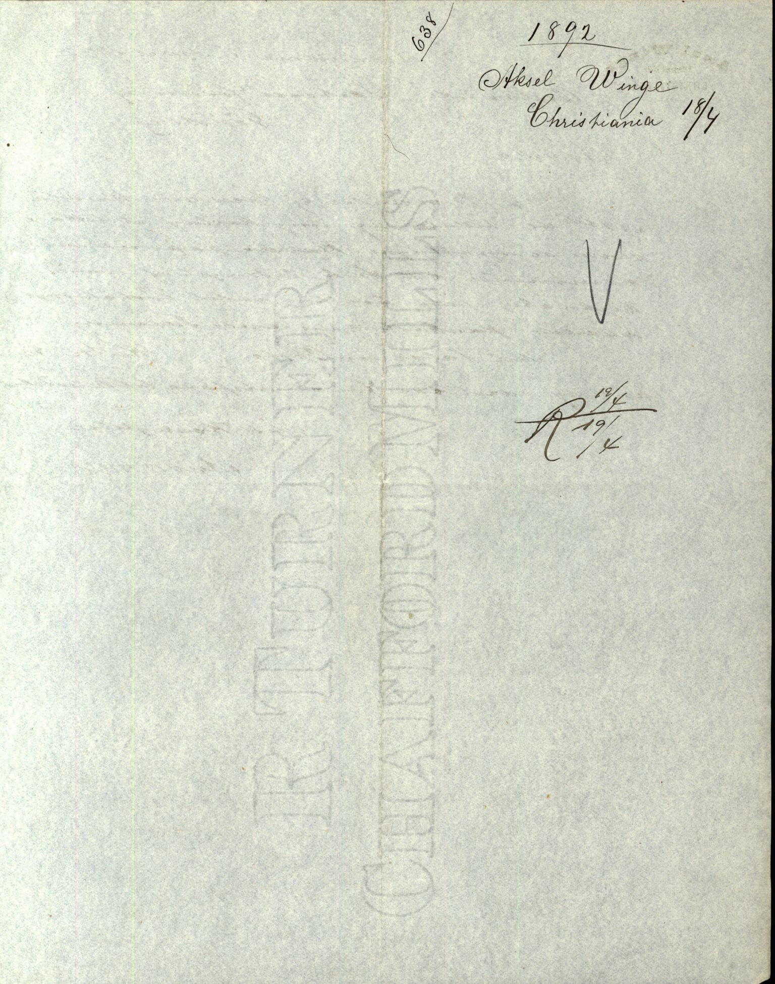 Pa 63 - Østlandske skibsassuranceforening, VEMU/A-1079/G/Ga/L0026/0003: Havaridokumenter / Arvilla, 1890