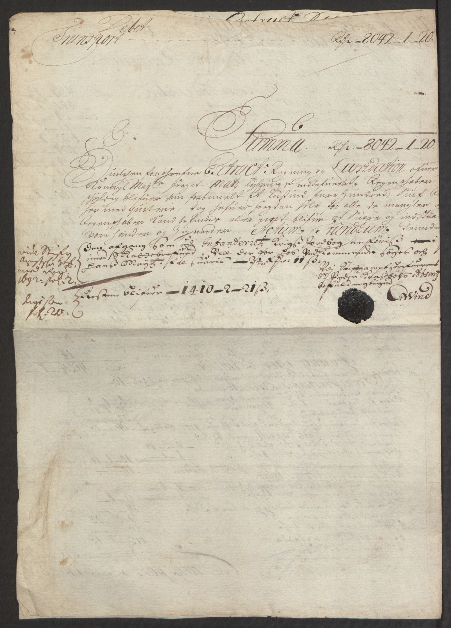 Rentekammeret inntil 1814, Reviderte regnskaper, Fogderegnskap, AV/RA-EA-4092/R61/L4104: Fogderegnskap Strinda og Selbu, 1693-1694, p. 17