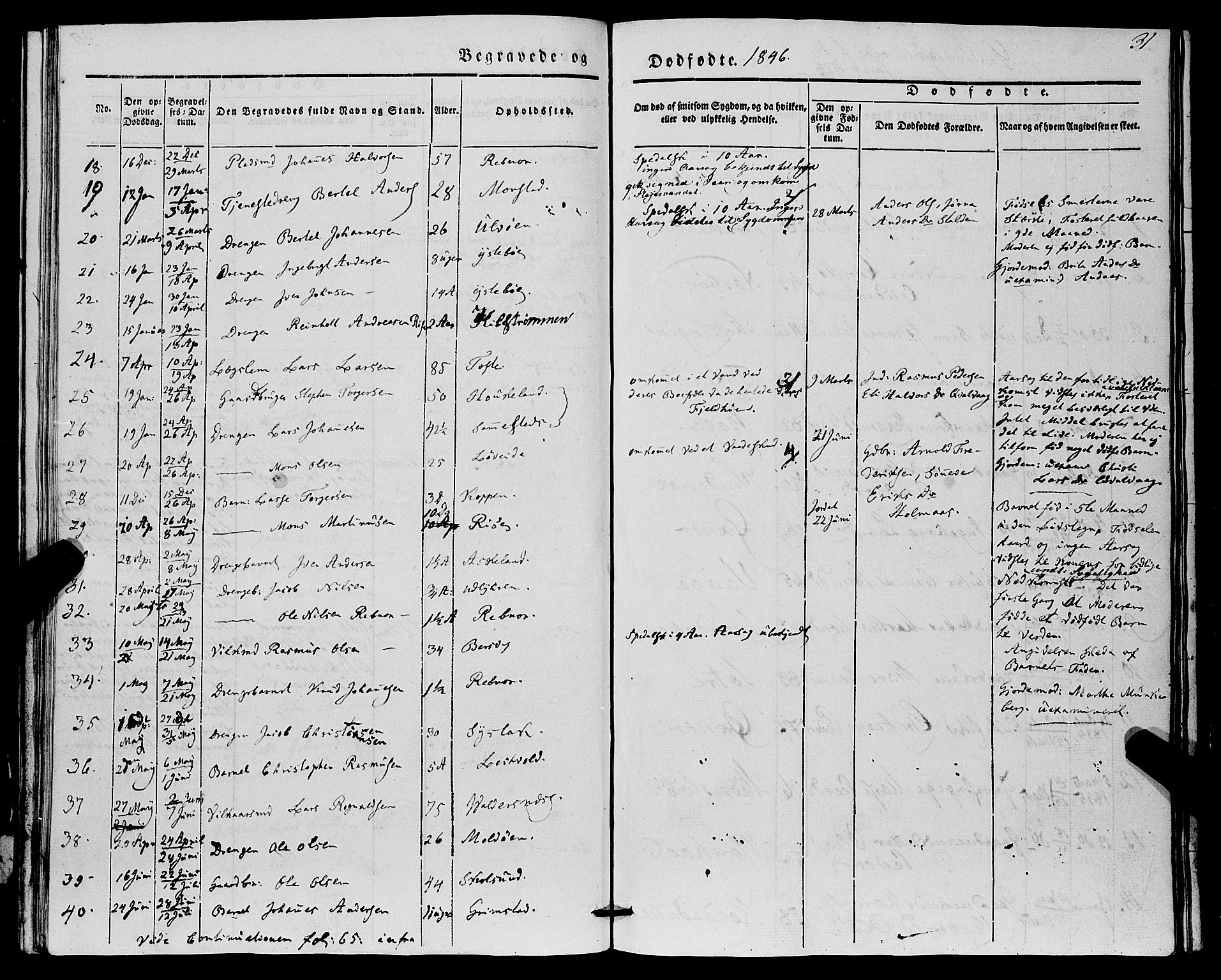 Lindås Sokneprestembete, SAB/A-76701/H/Haa: Parish register (official) no. A 14, 1835-1847, p. 31