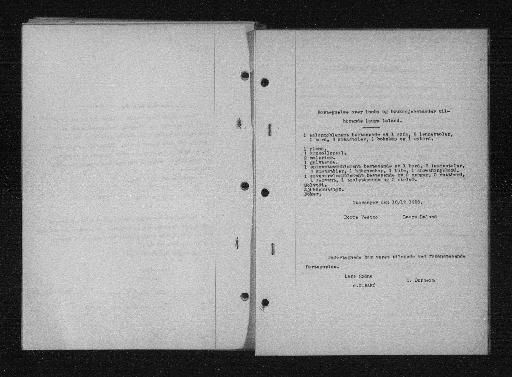 Stavanger byfogd, SAST/A-101408/001/4/41/410/410BB/L0055: Mortgage book no. 43, 1928-1929, Deed date: 29.12.1928