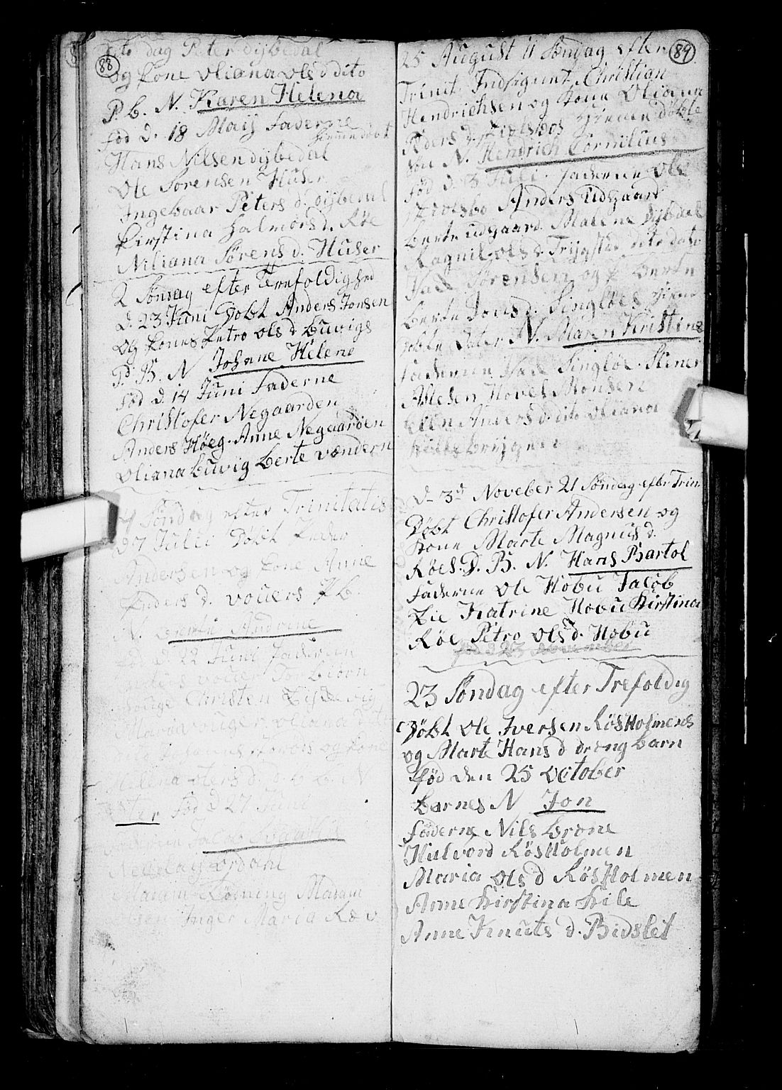 Hvaler prestekontor Kirkebøker, AV/SAO-A-2001/F/Fa/L0002: Parish register (official) no. I 2, 1749-1816, p. 88-89