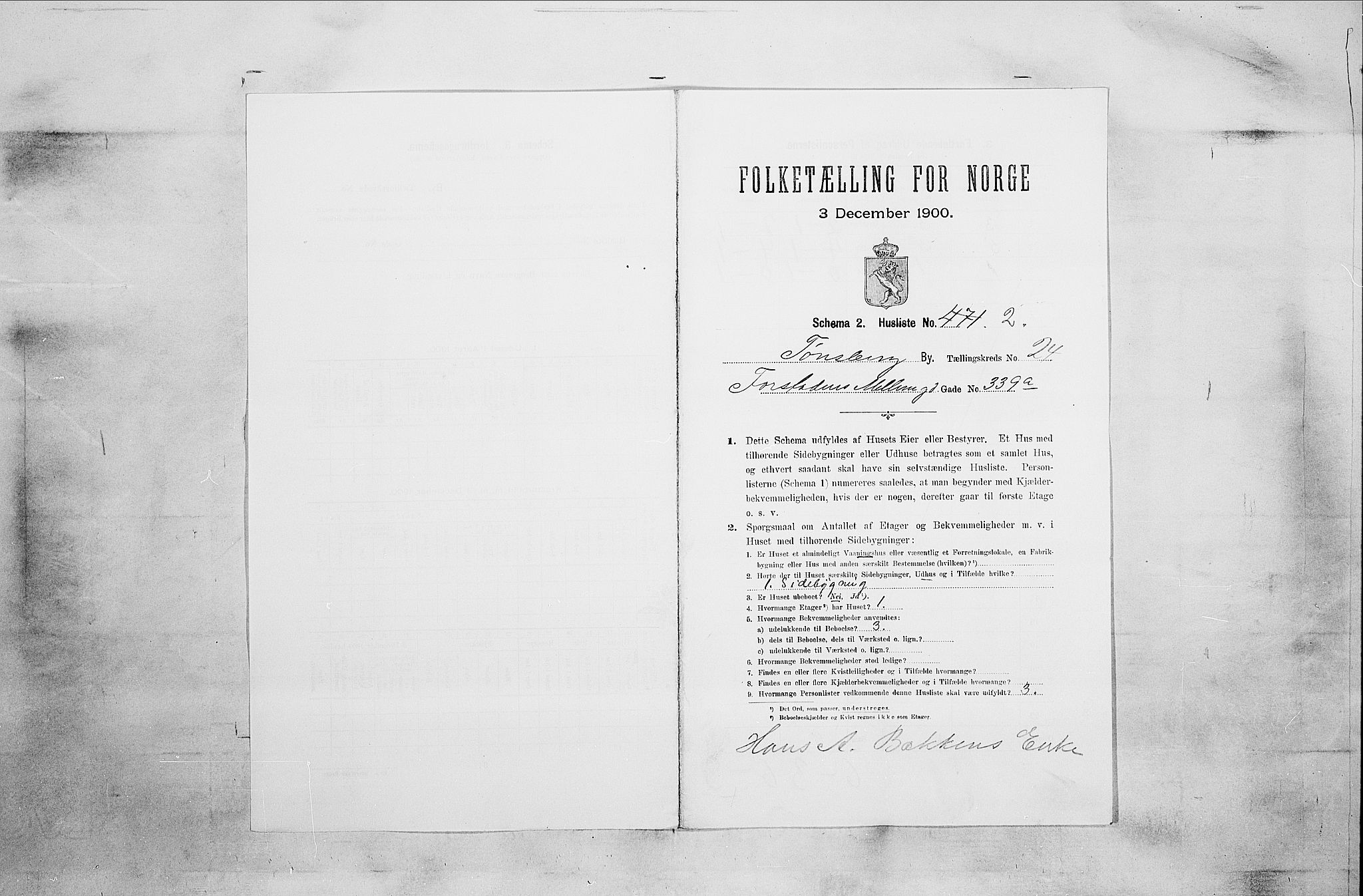 RA, 1900 census for Tønsberg, 1900, p. 3755