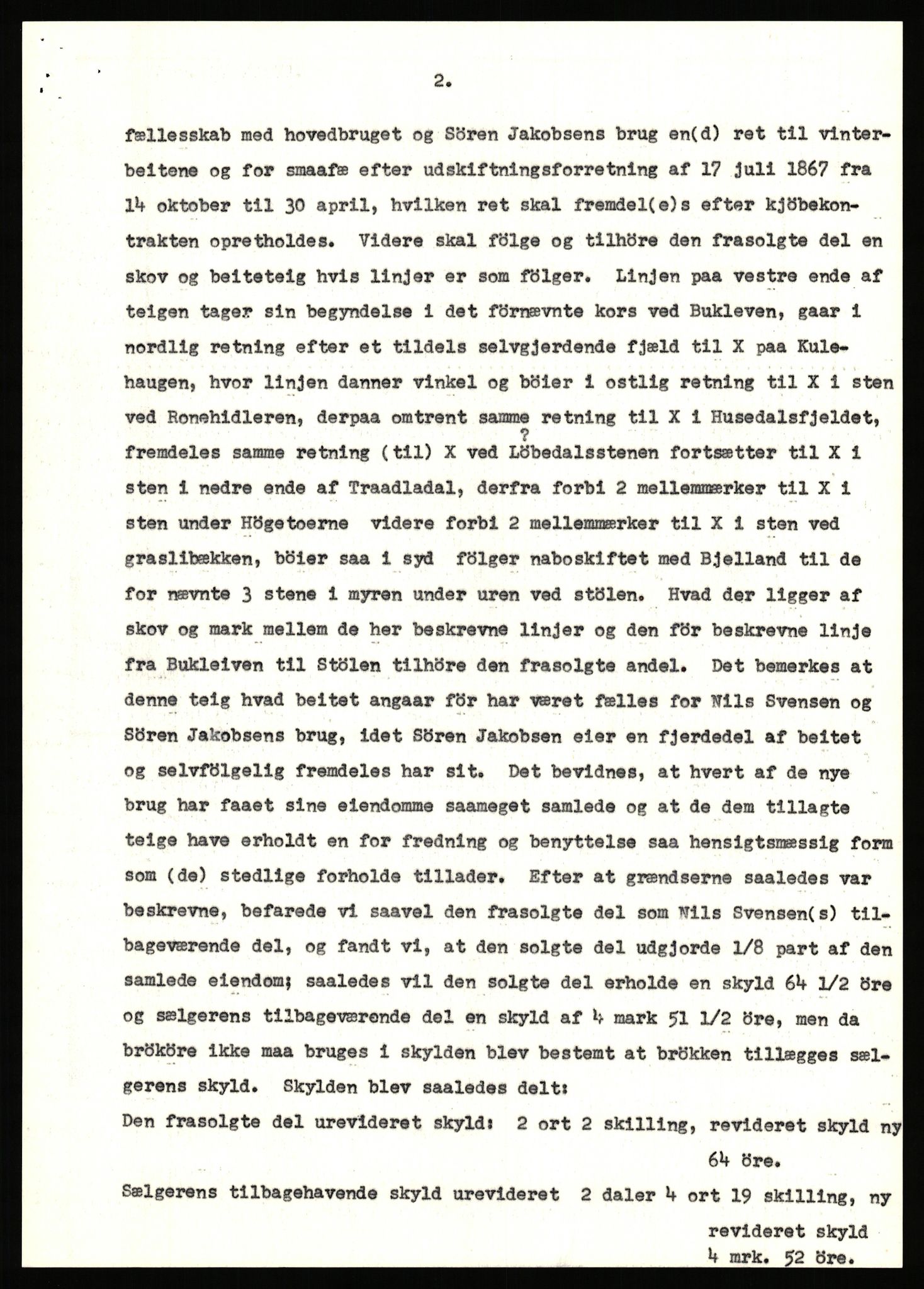 Statsarkivet i Stavanger, SAST/A-101971/03/Y/Yj/L0033: Avskrifter sortert etter gårdsnavn: Hausland - Helgeland i Avaldsnes, 1750-1930, p. 380