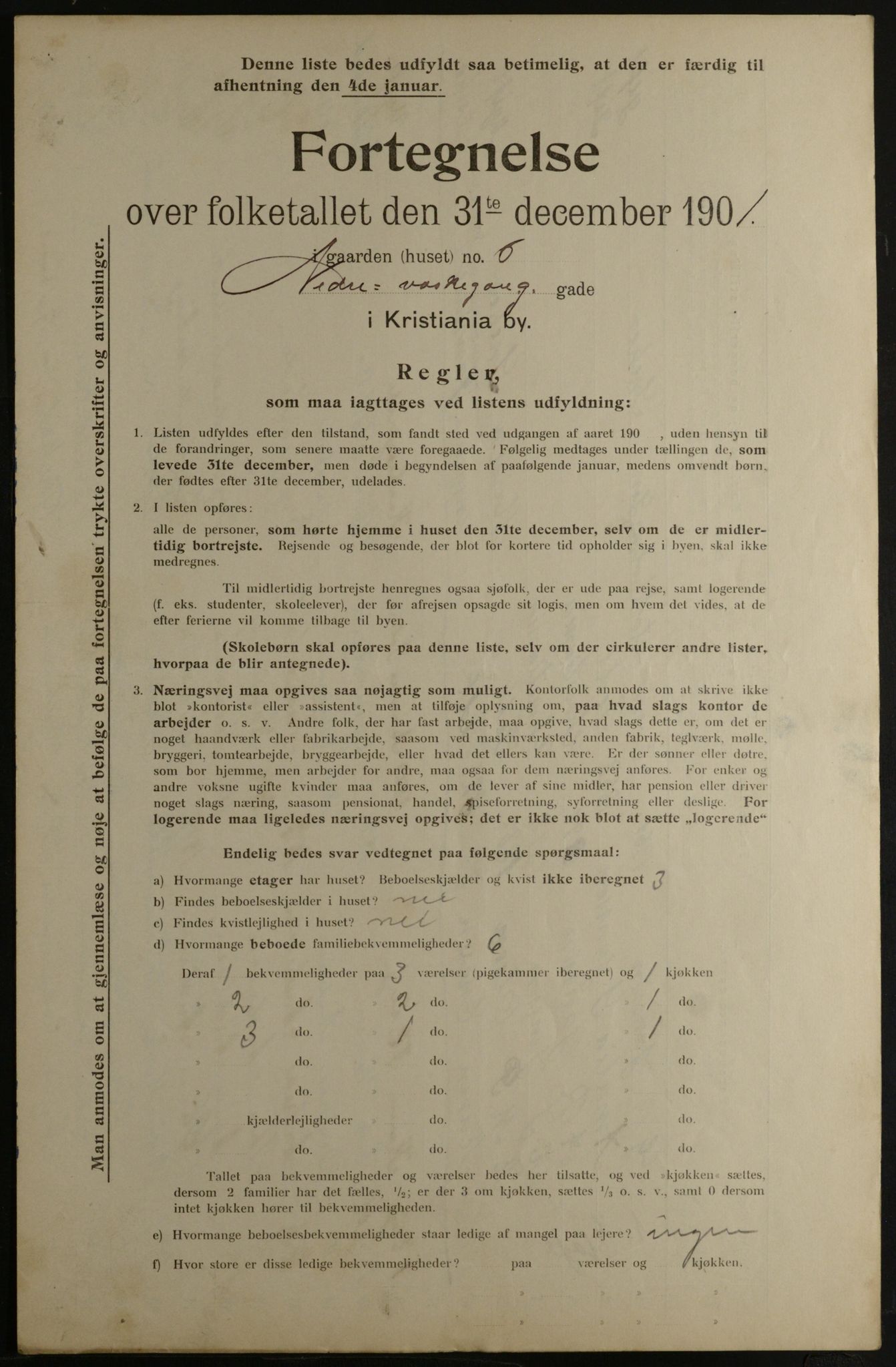 OBA, Municipal Census 1901 for Kristiania, 1901, p. 10675