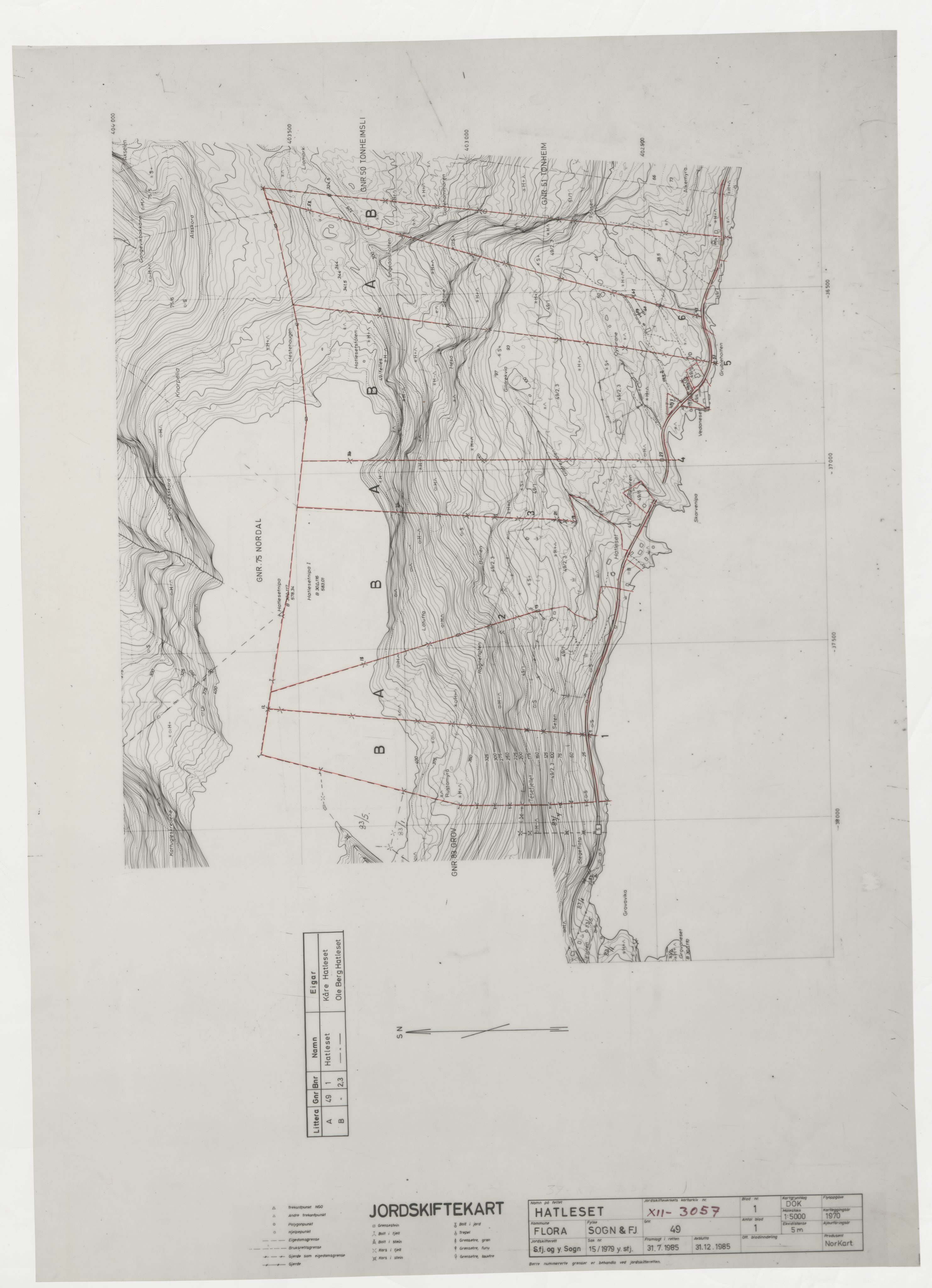 Jordskifteverkets kartarkiv, RA/S-3929/T, 1859-1988, p. 3740