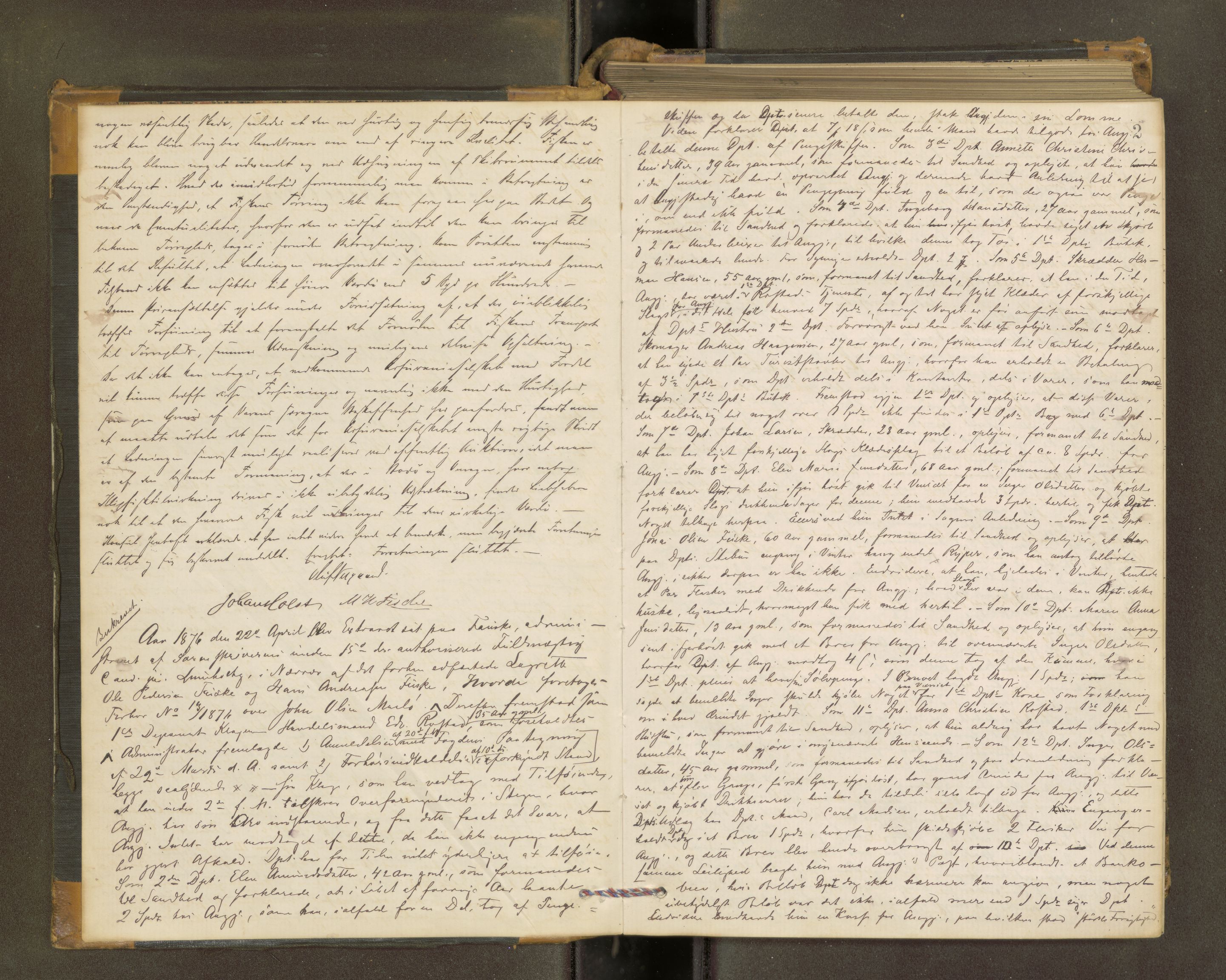 Salten sorenskriveri, AV/SAT-A-4578/1/1/1B/L0021: Ekstrarettsprot. nr. 19, 1876-1881, p. 1b-2a