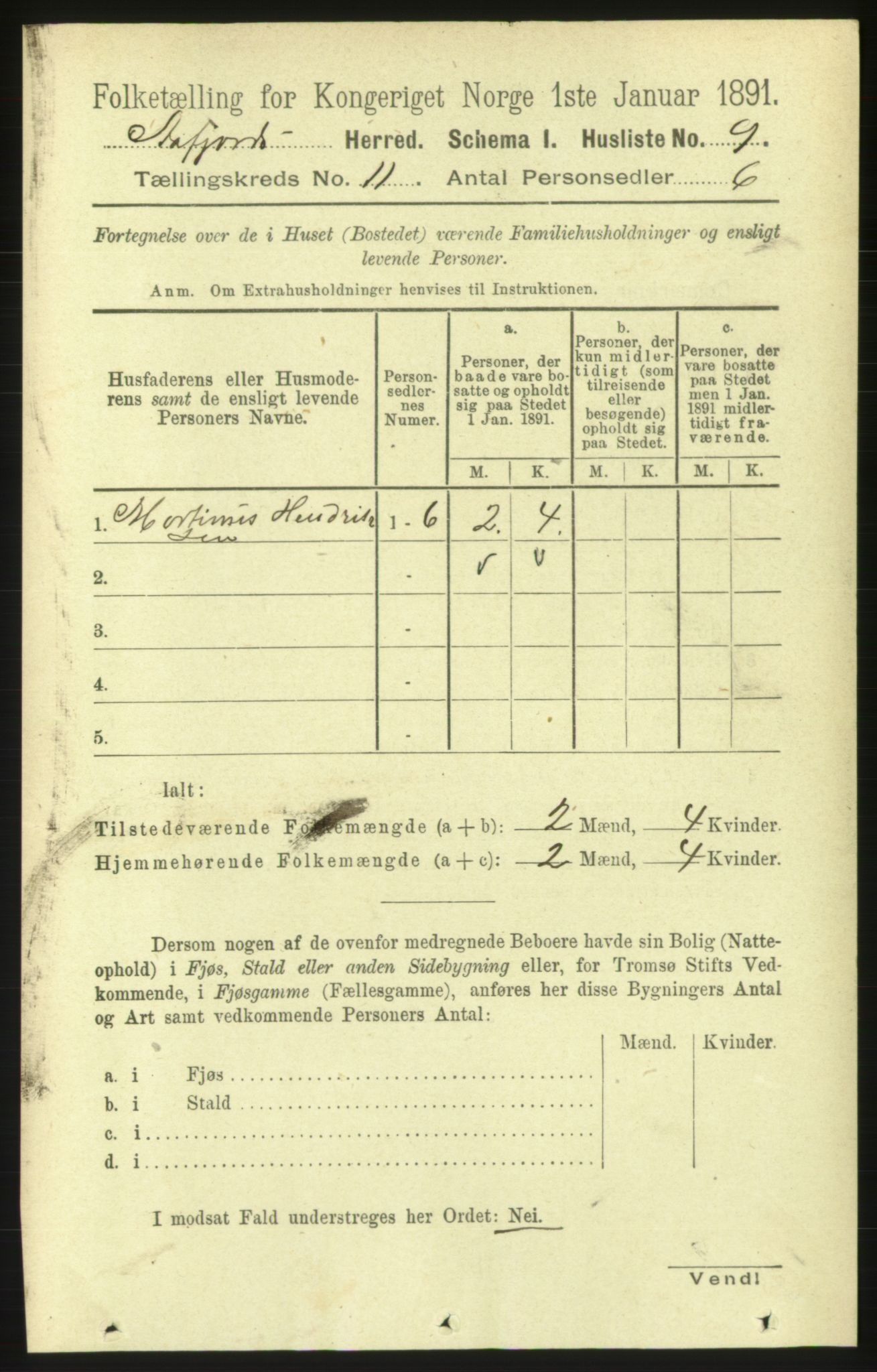 RA, 1891 census for 1630 Åfjord, 1891, p. 3256