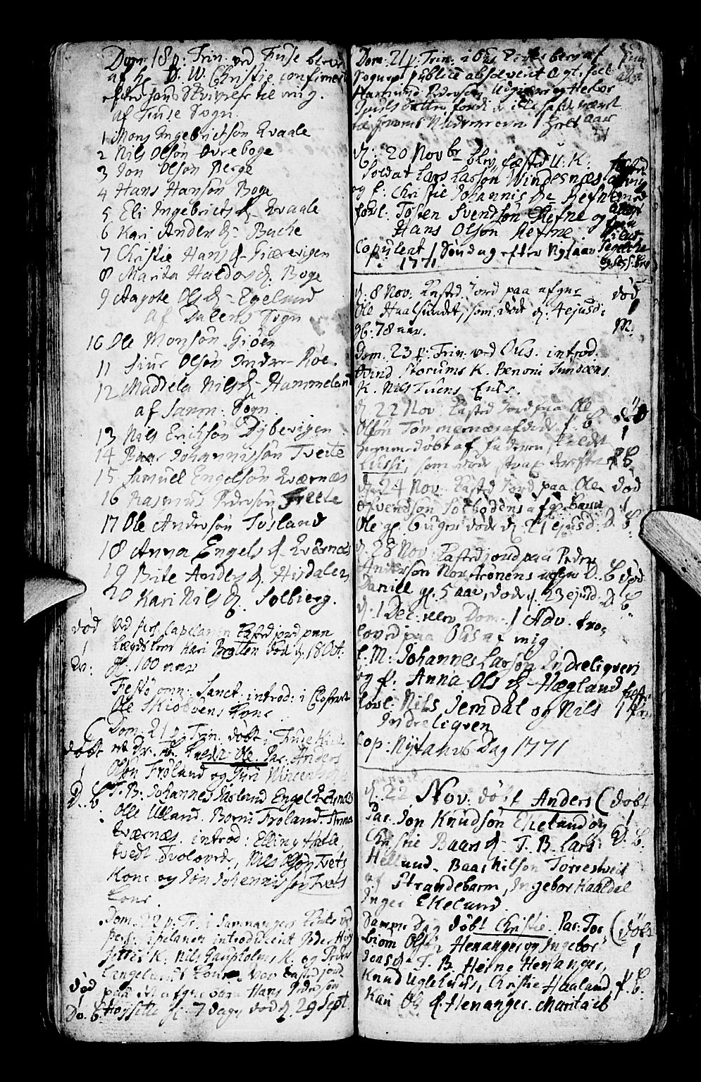 Os sokneprestembete, SAB/A-99929: Parish register (official) no. A 9, 1766-1779, p. 51