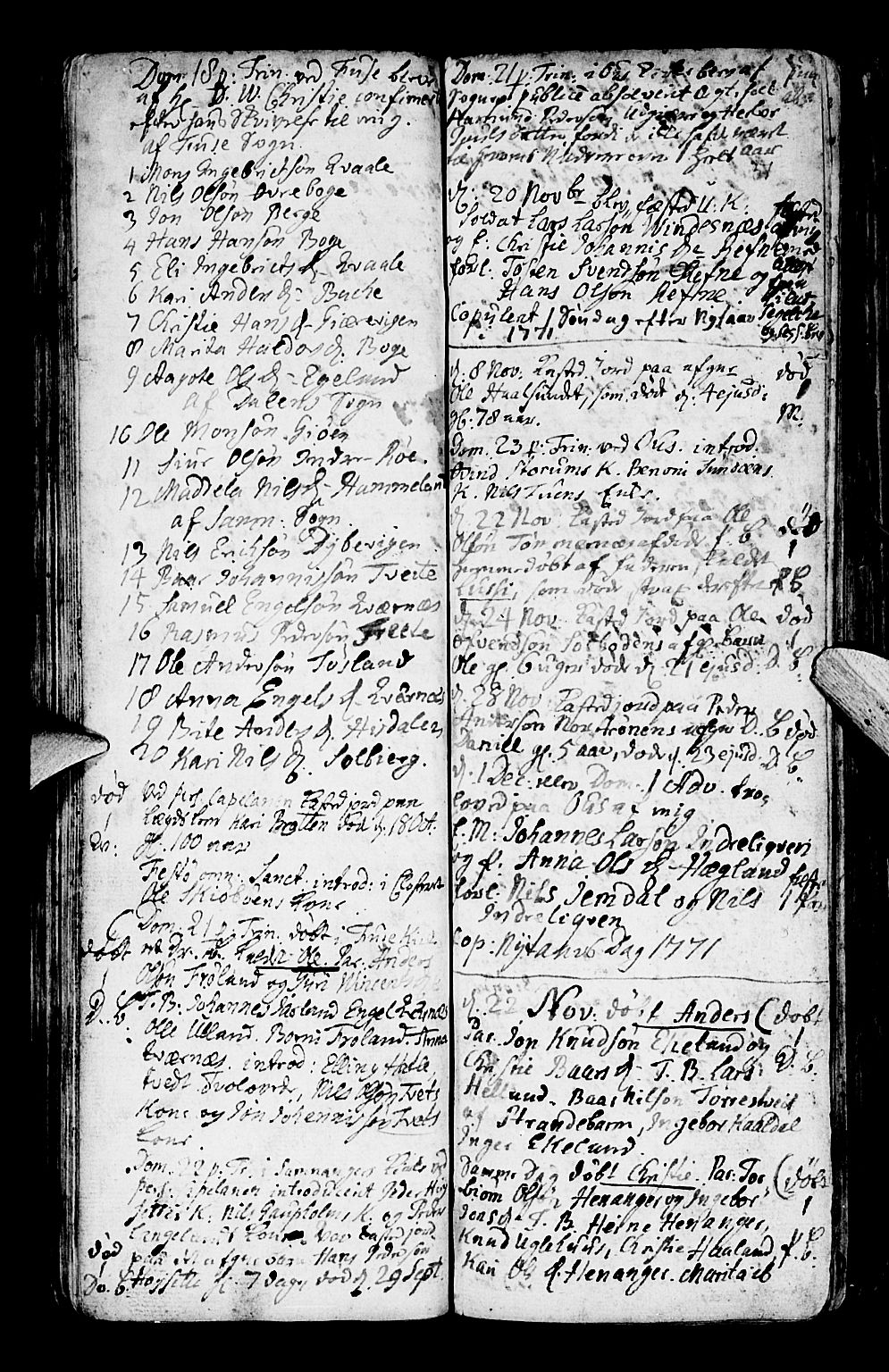 Os sokneprestembete, AV/SAB-A-99929: Parish register (official) no. A 9, 1766-1779, p. 51