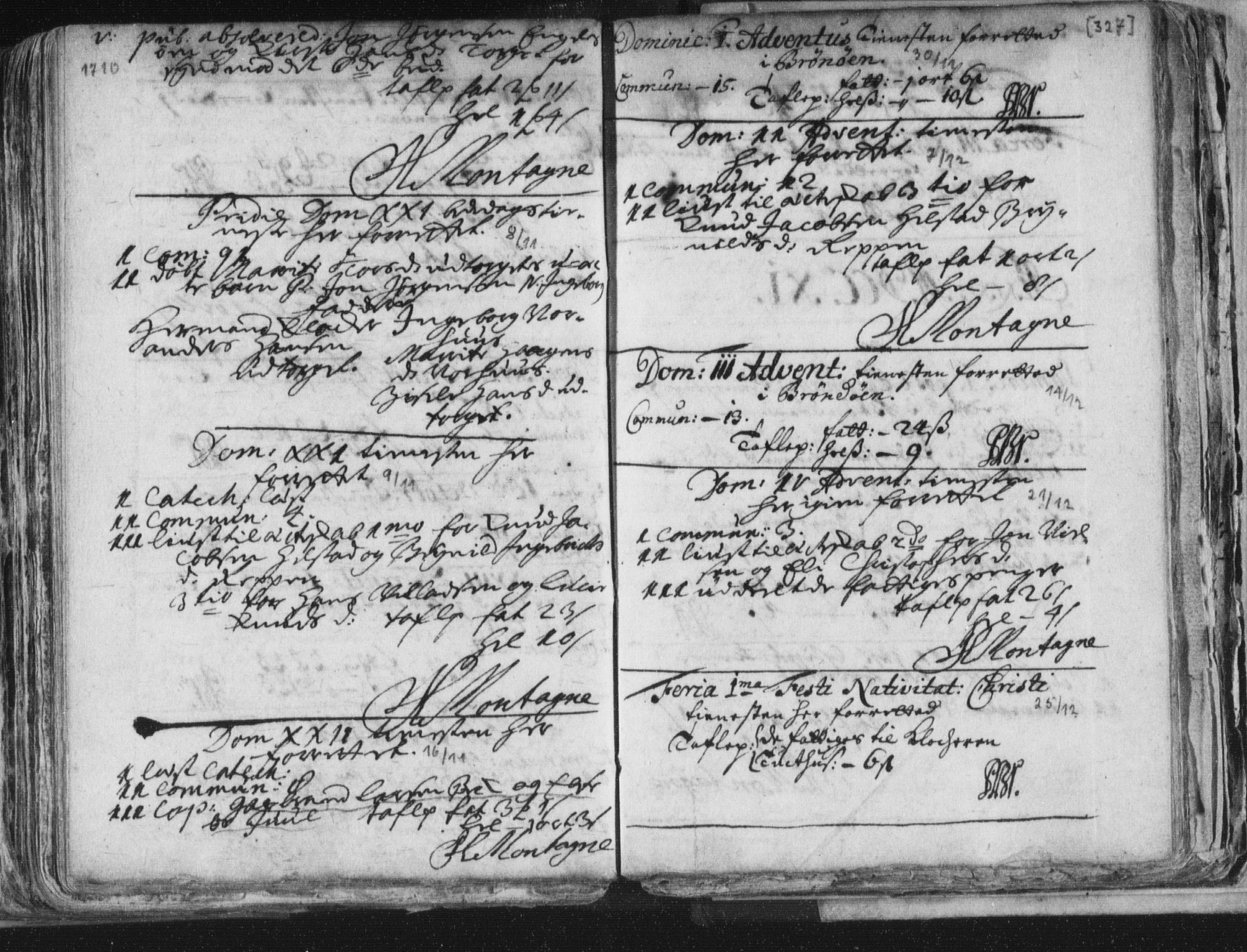 Ministerialprotokoller, klokkerbøker og fødselsregistre - Nordland, SAT/A-1459/813/L0192: Parish register (official) no. 813A02, 1677-1718, p. 327