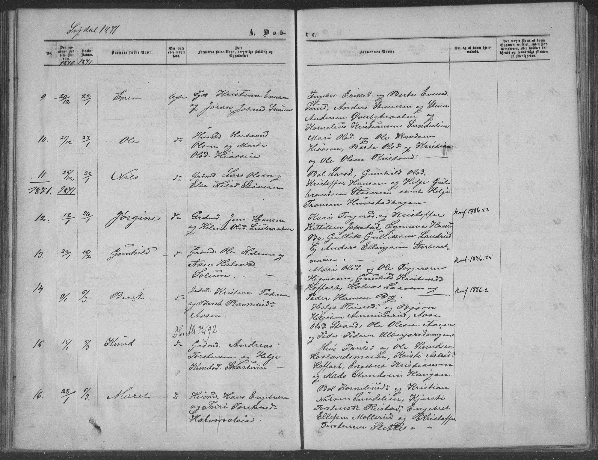 Sigdal kirkebøker, AV/SAKO-A-245/F/Fa/L0009a: Parish register (official) no. I 9A, 1860-1871, p. 66