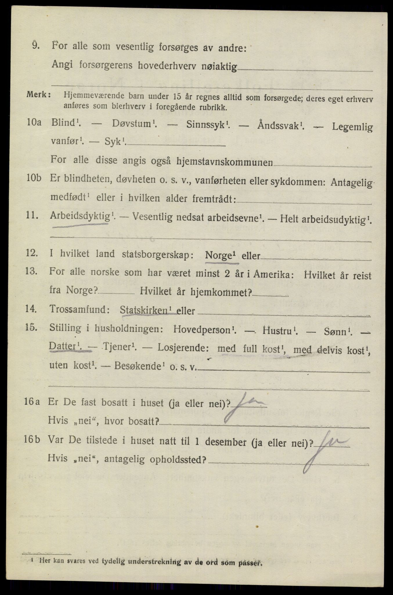 SAKO, 1920 census for Heddal, 1920, p. 2977