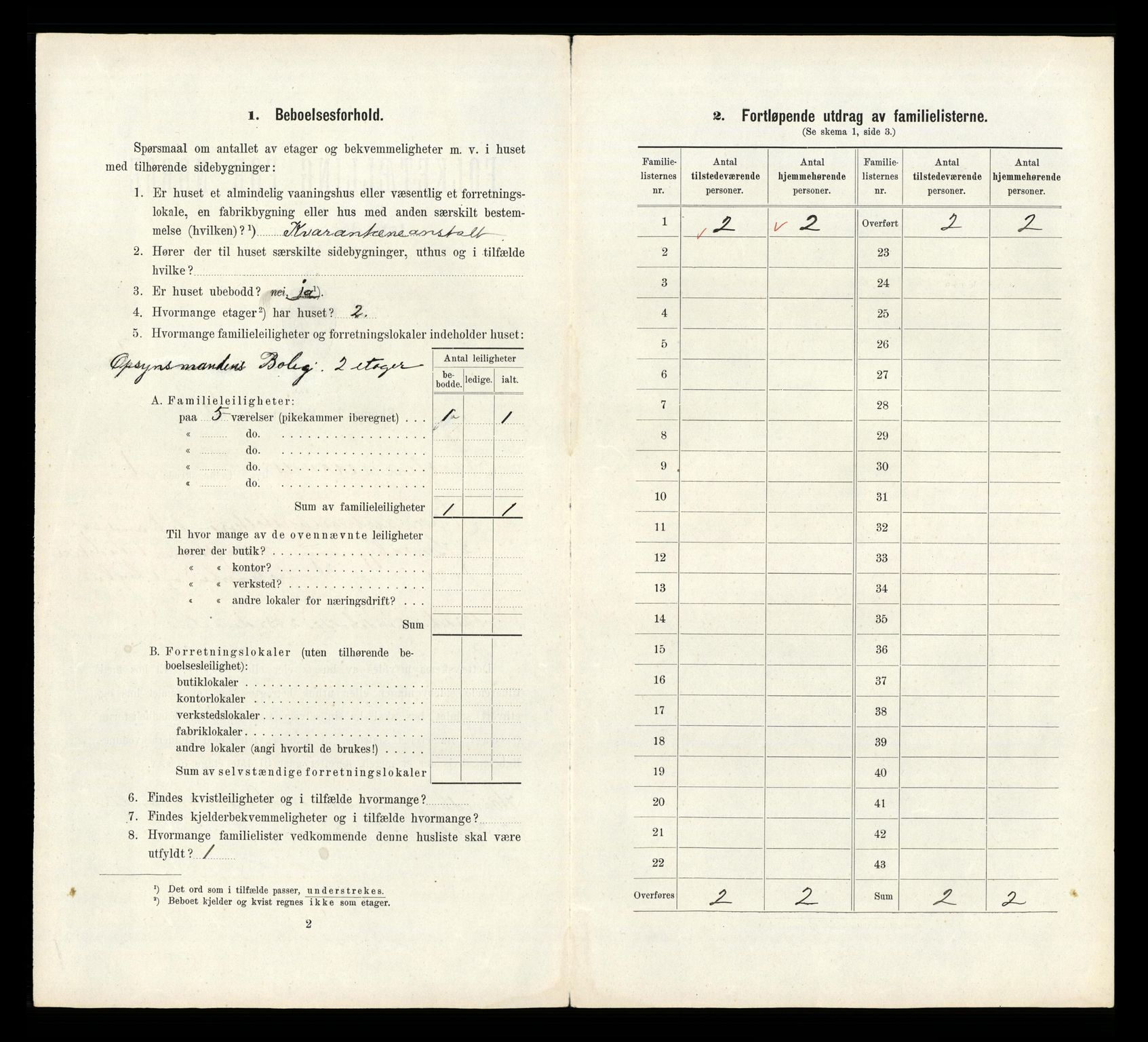 RA, 1910 census for Kristiansand, 1910, p. 349